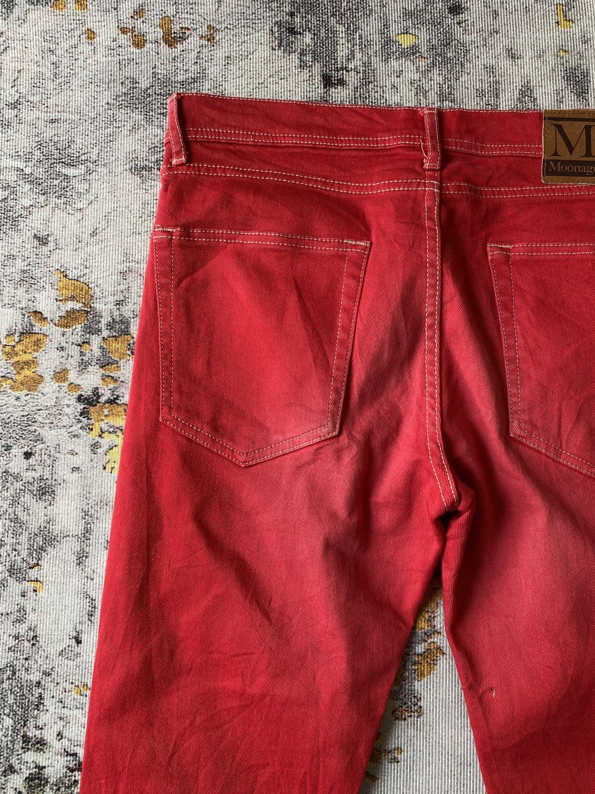 Japanese Brand Mad Japan Denim Curve Leg Design Size US 31 - 14 Thumbnail