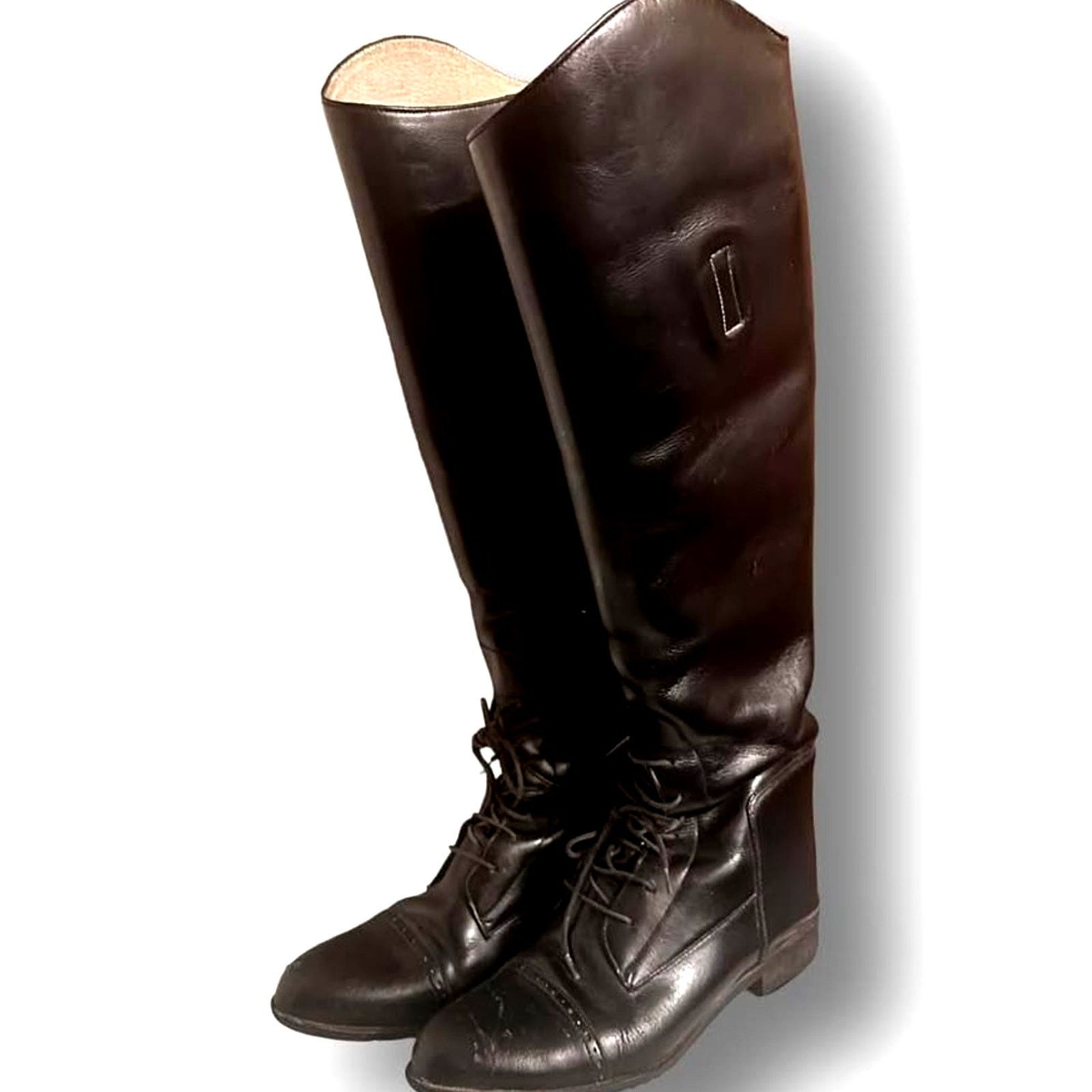 Vintage Vtg. '90s Leather Cavalier Field Boots Amazona Riding Boots Size US 7 / IT 37 - 1 Thumbnail