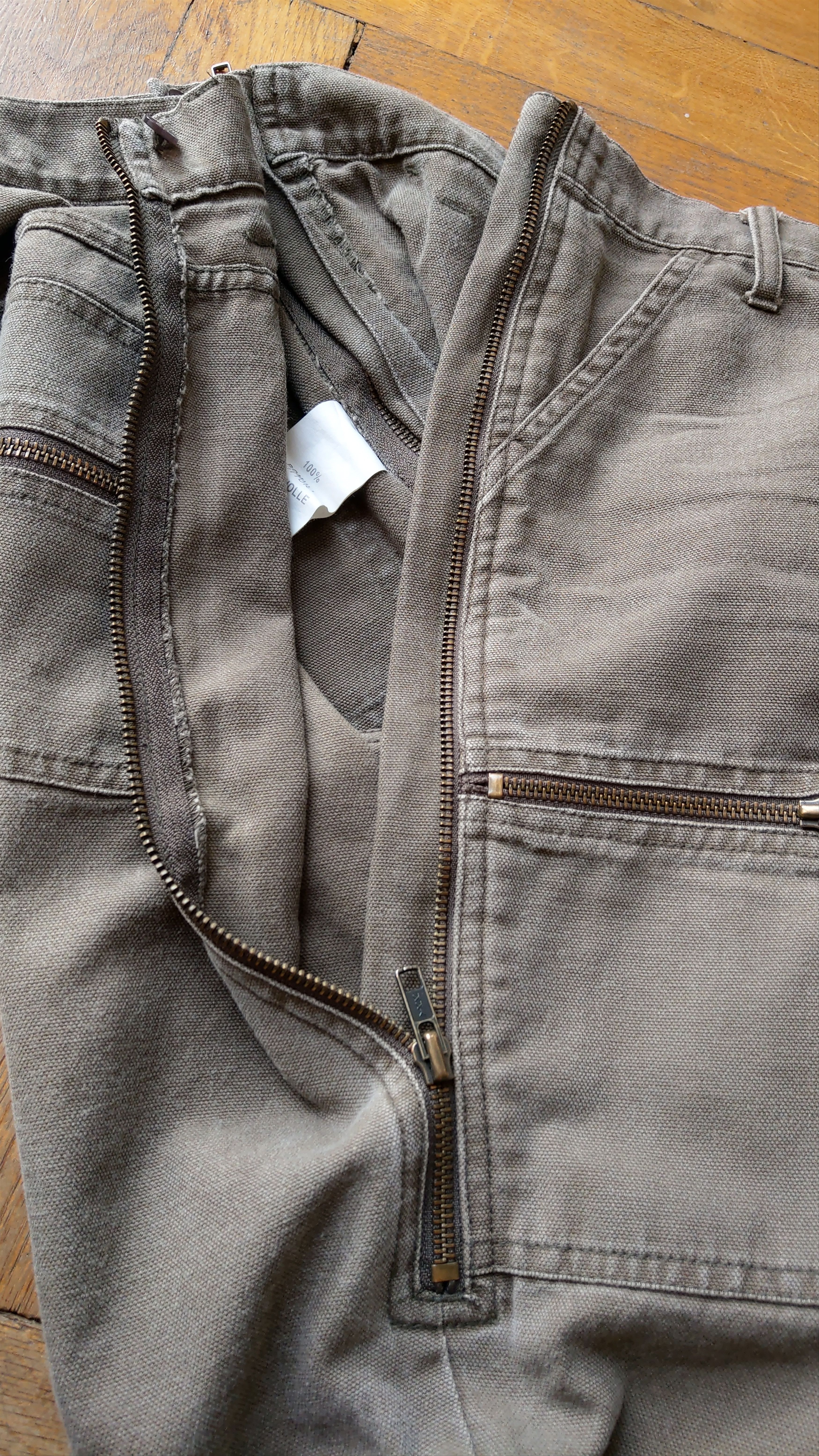 Japanese Brand × Vintage Detailed Cargo Pants Flared Hacker opium y2k Baggy Bootcut Size US 31 - 10 Thumbnail