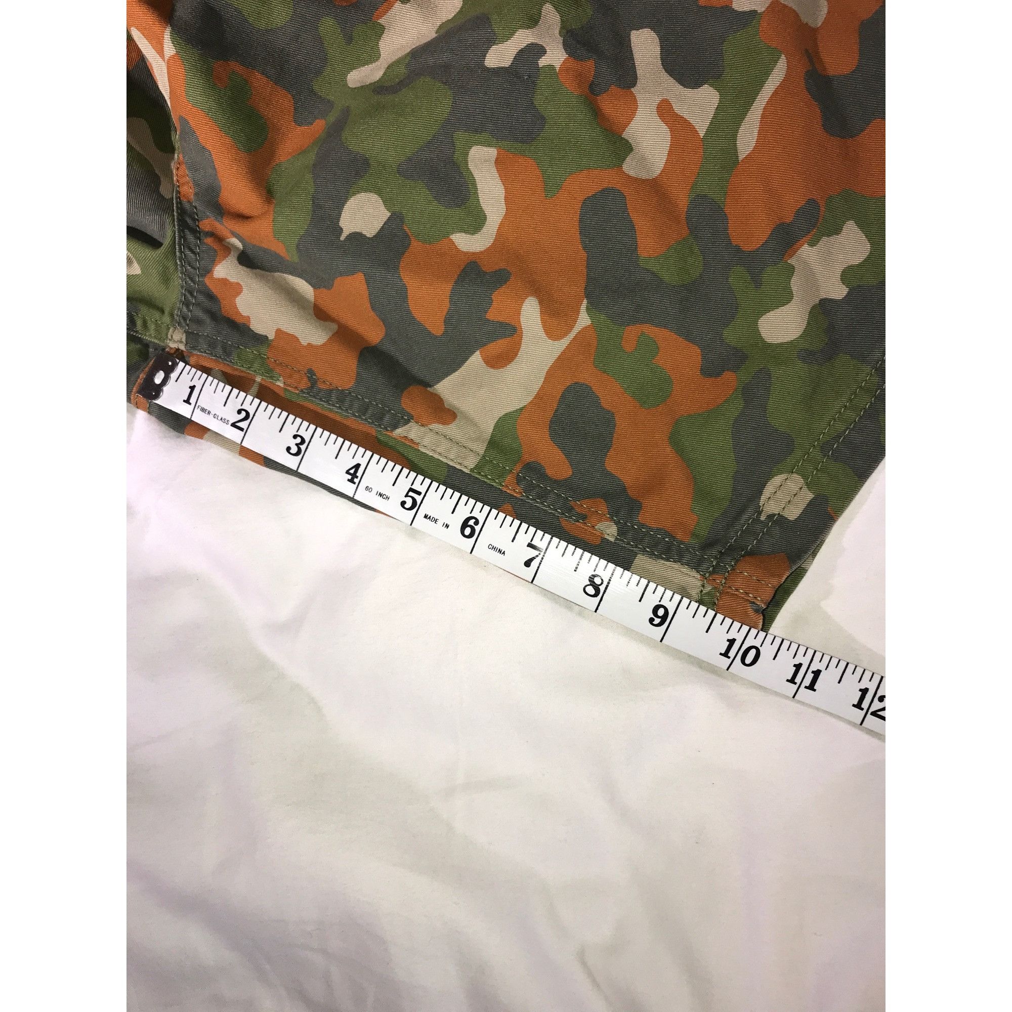Other Basic Edistion Mens Green & Orange Camouflage Cargo Shorts Size US 38 / EU 54 - 7 Thumbnail