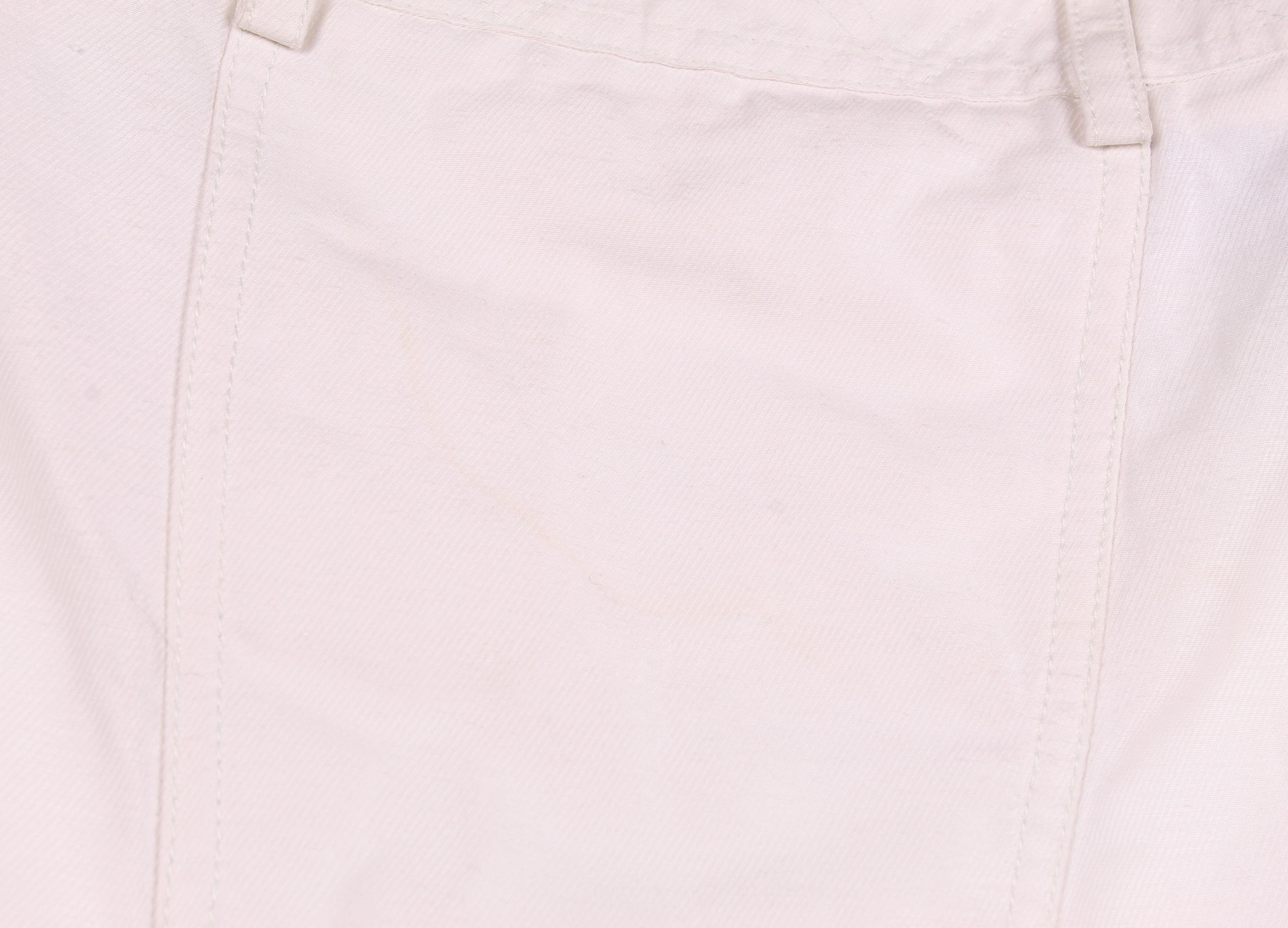 Gucci Gucci Vintage 2004 by Tom Ford Mini White Skirt Size 30" / US 8 / IT 44 - 4 Thumbnail