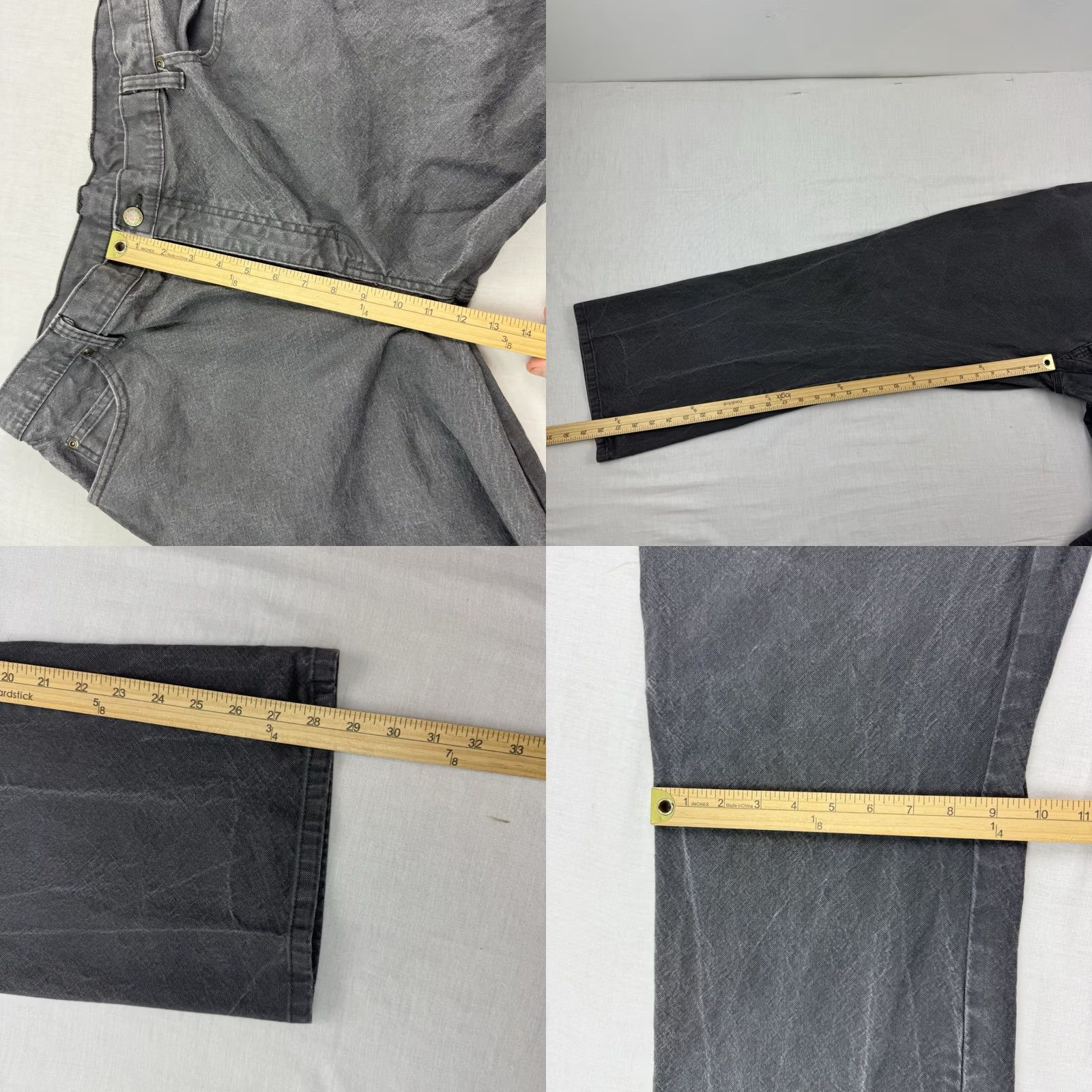 Dickies VINTAGE Dickies Carpenter Pants Adult 38x30 Workwear Canvas Gray Cotton Straight Mens Size US 38 / EU 54 - 8 Thumbnail