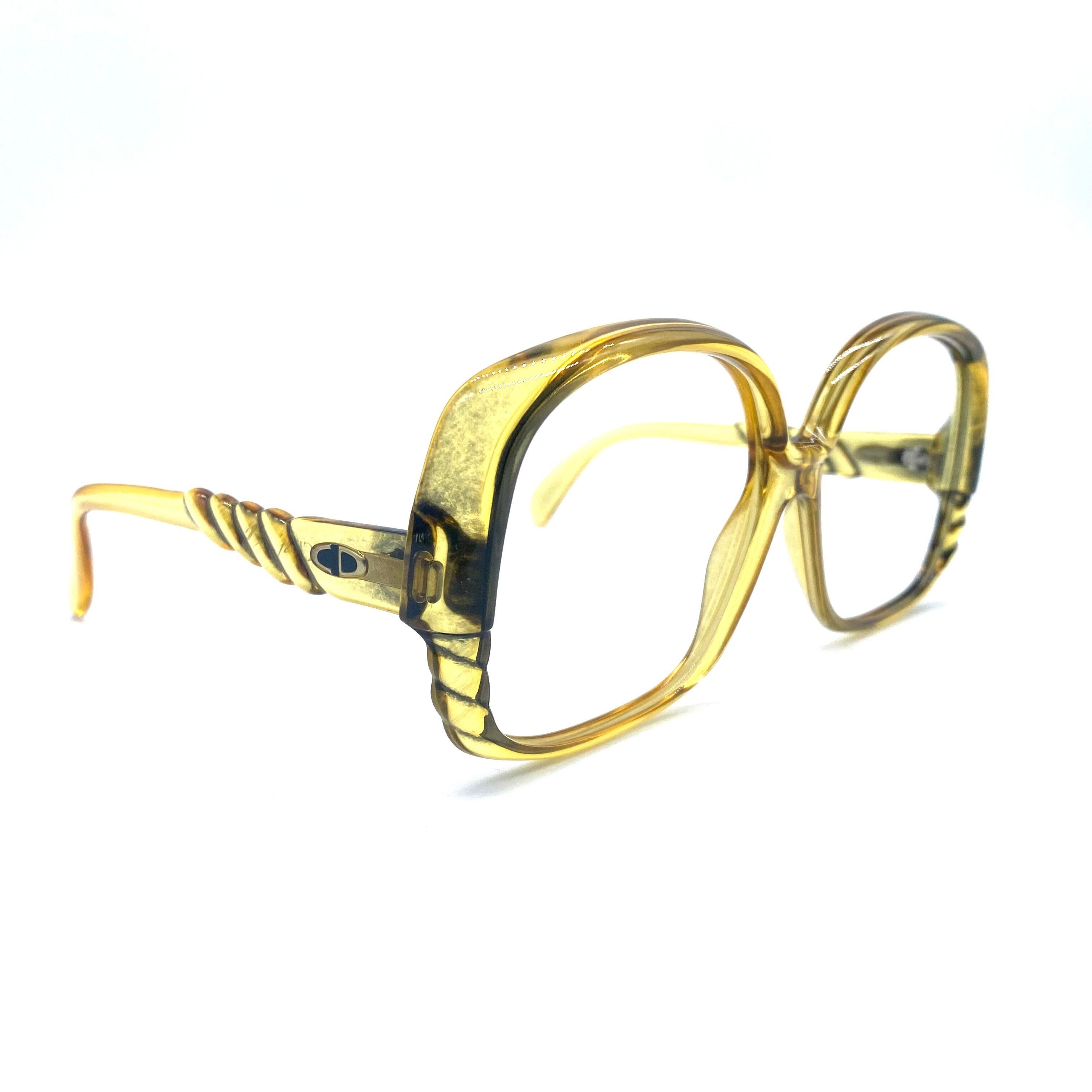 Dior Vintage Christian Dior Eye Glasses Frame Size ONE SIZE - 3 Thumbnail