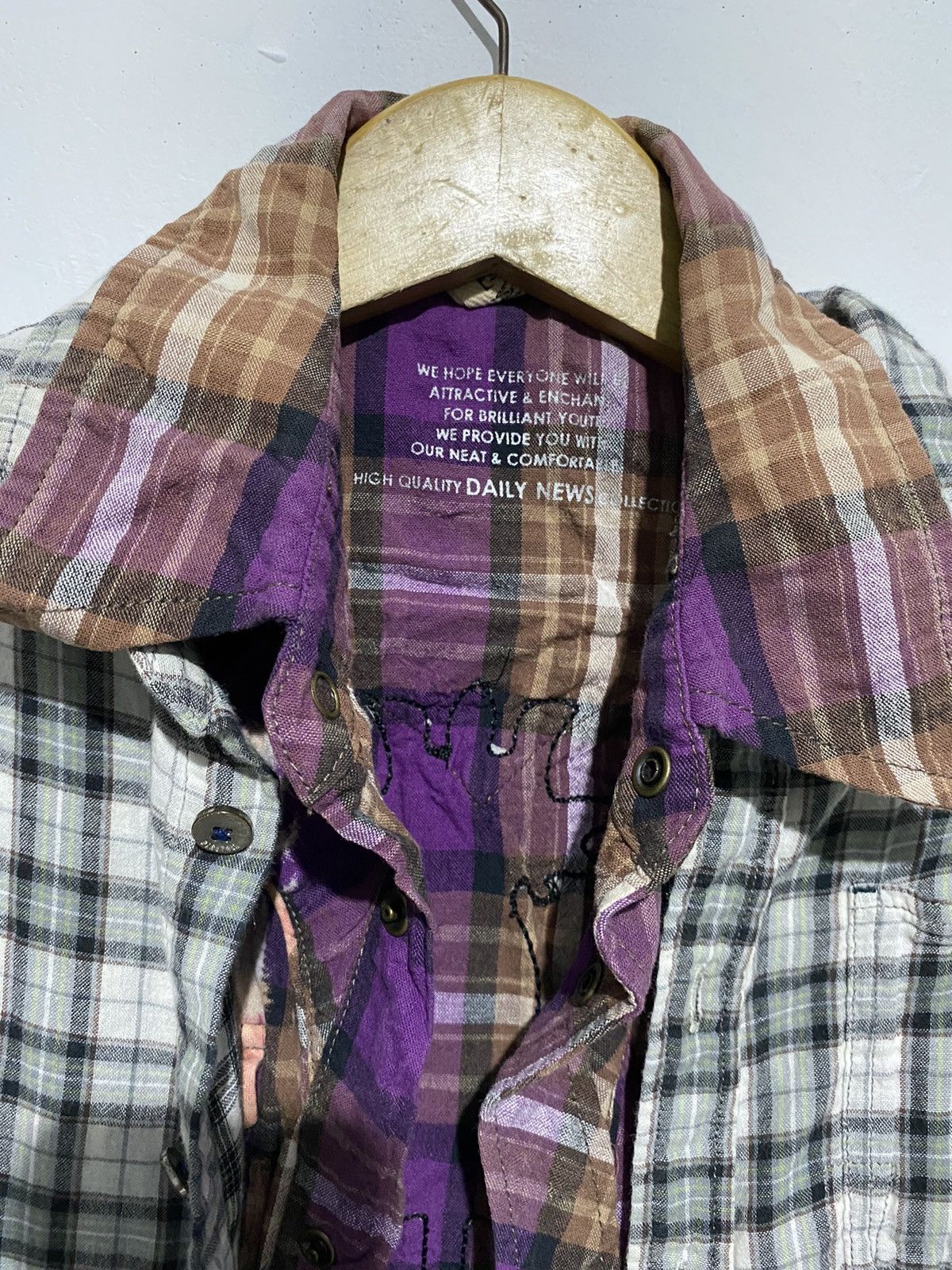 PPFM 1/1 Blue tail Double Layers skull flanel Shirts Size US S / EU 44-46 / 1 - 8 Thumbnail