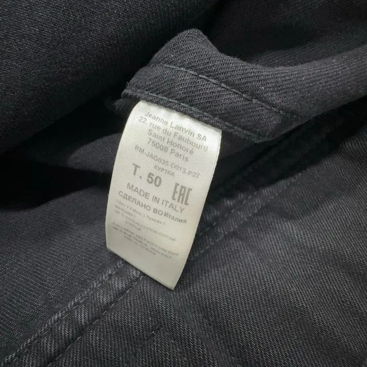 Lanvin Lanvin x Gallery Dept. Black Denim Jacket -2507 Size US L / EU 52-54 / 3 - 9 Thumbnail