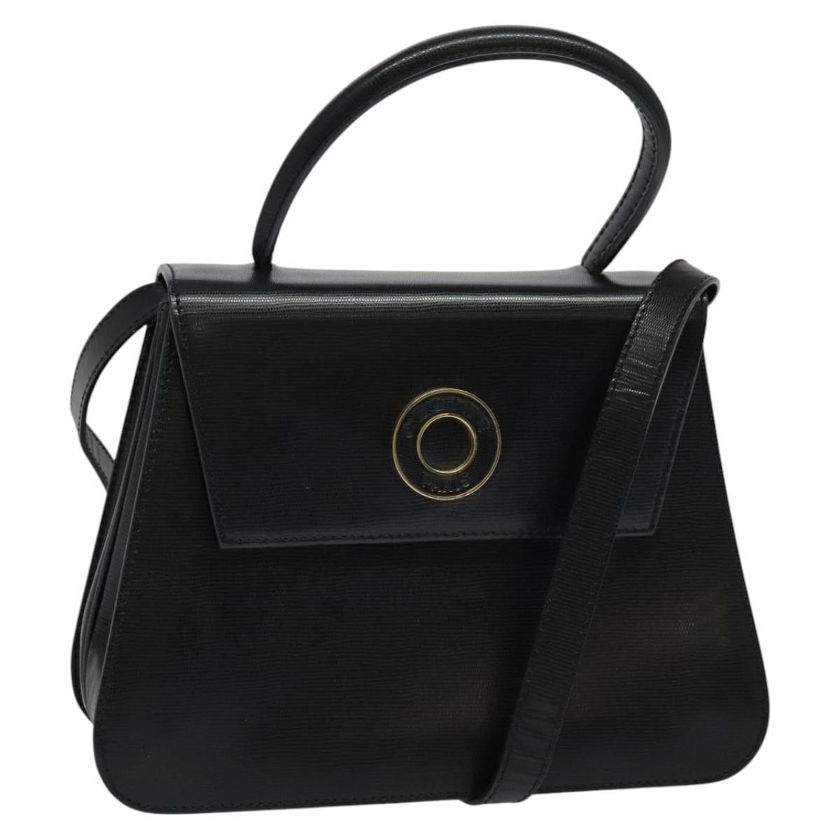 Celine Celine Circle Logo Handbag Leather Size ONE SIZE - 1 Thumbnail