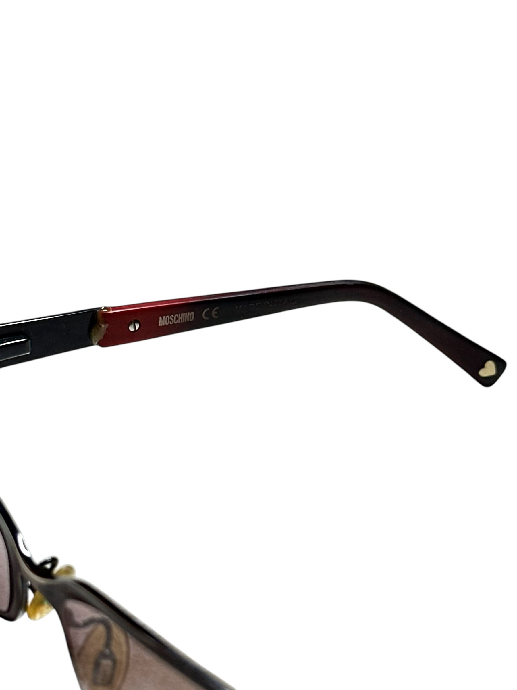 Moschino Moschino Cards Round Sunglasses Size ONE SIZE - 4 Thumbnail