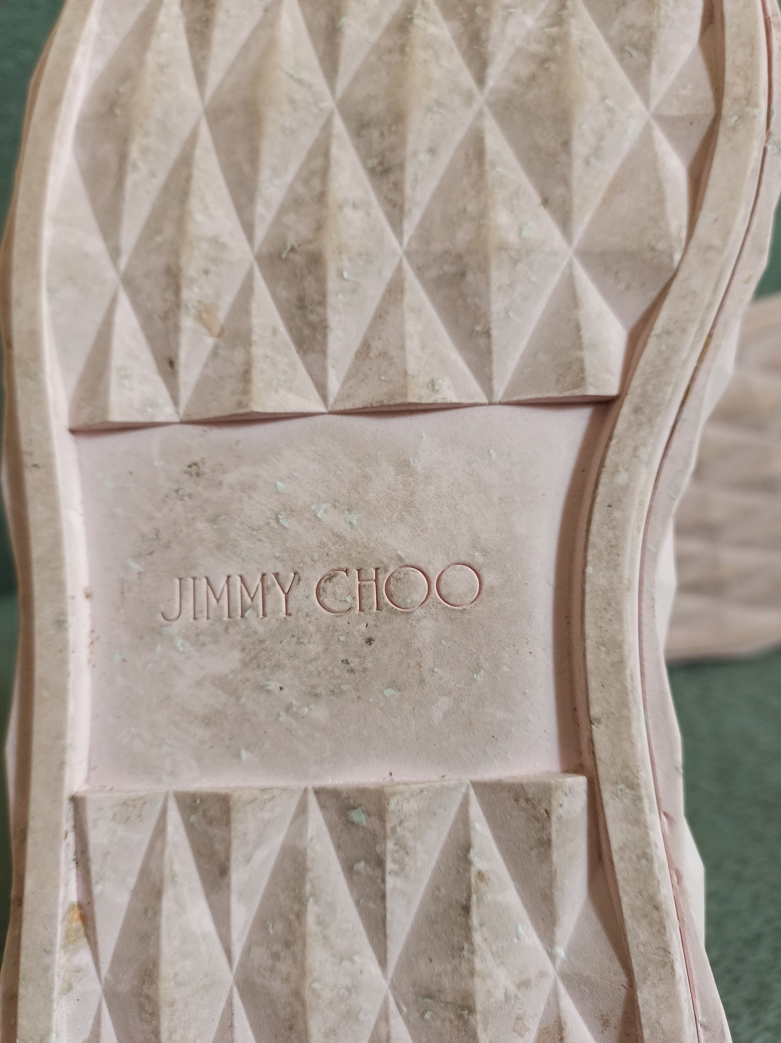 Jimmy Choo Jimmy Choo Pink Diamond Fabric Low Top Sneakers EU40 Size US 10 / IT 40 - 13 Thumbnail