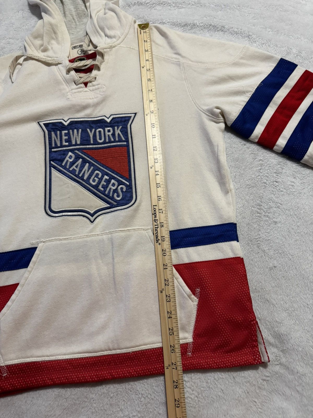 Ccm New York Rangers Fleece Hoodie Size US S / EU 44-46 / 1 - 6 Thumbnail