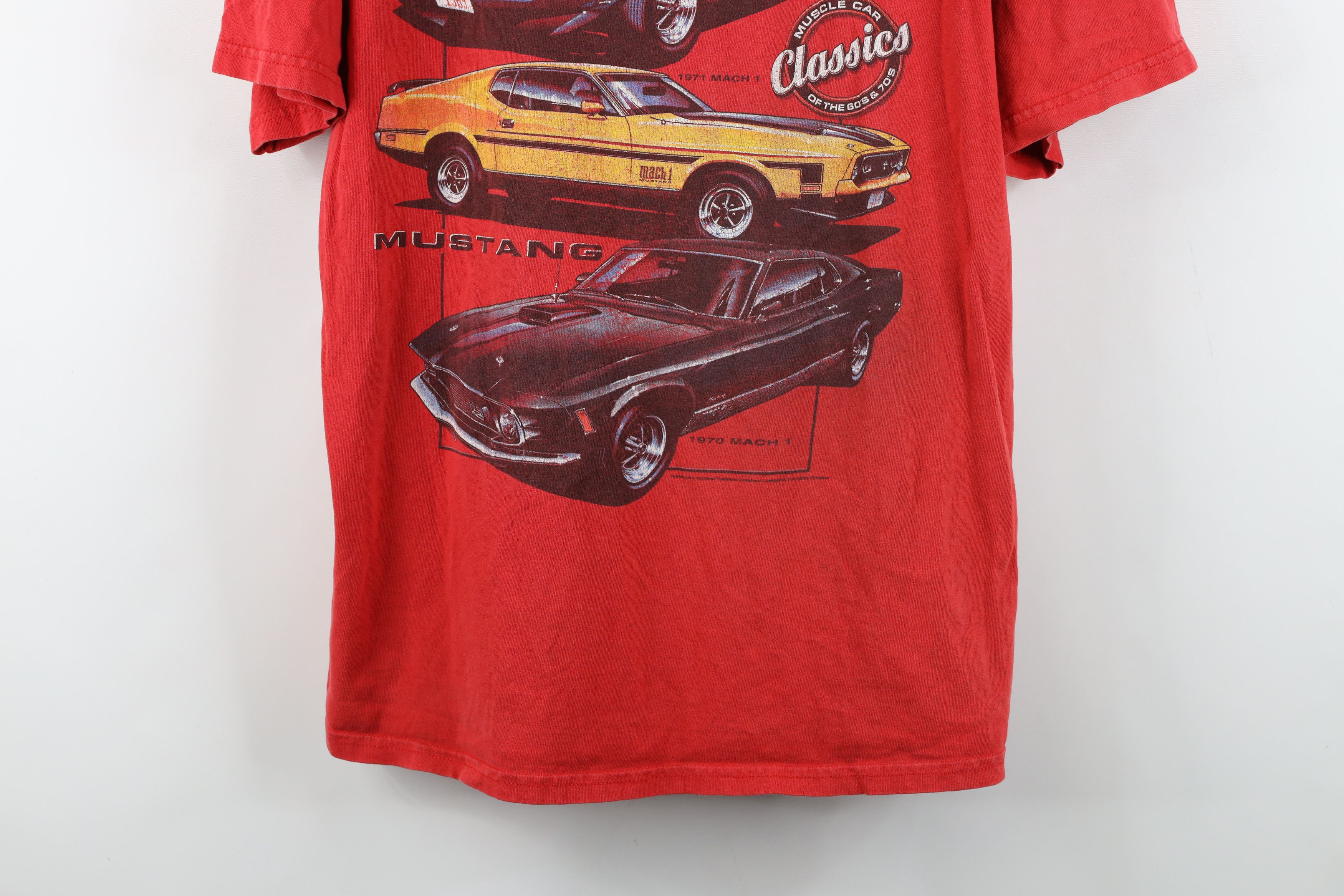 Vintage Vintage Y2K Ford Motor Co Mustang Muscle Car T-Shirt Red Size US L / EU 52-54 / 3 - 3 Thumbnail