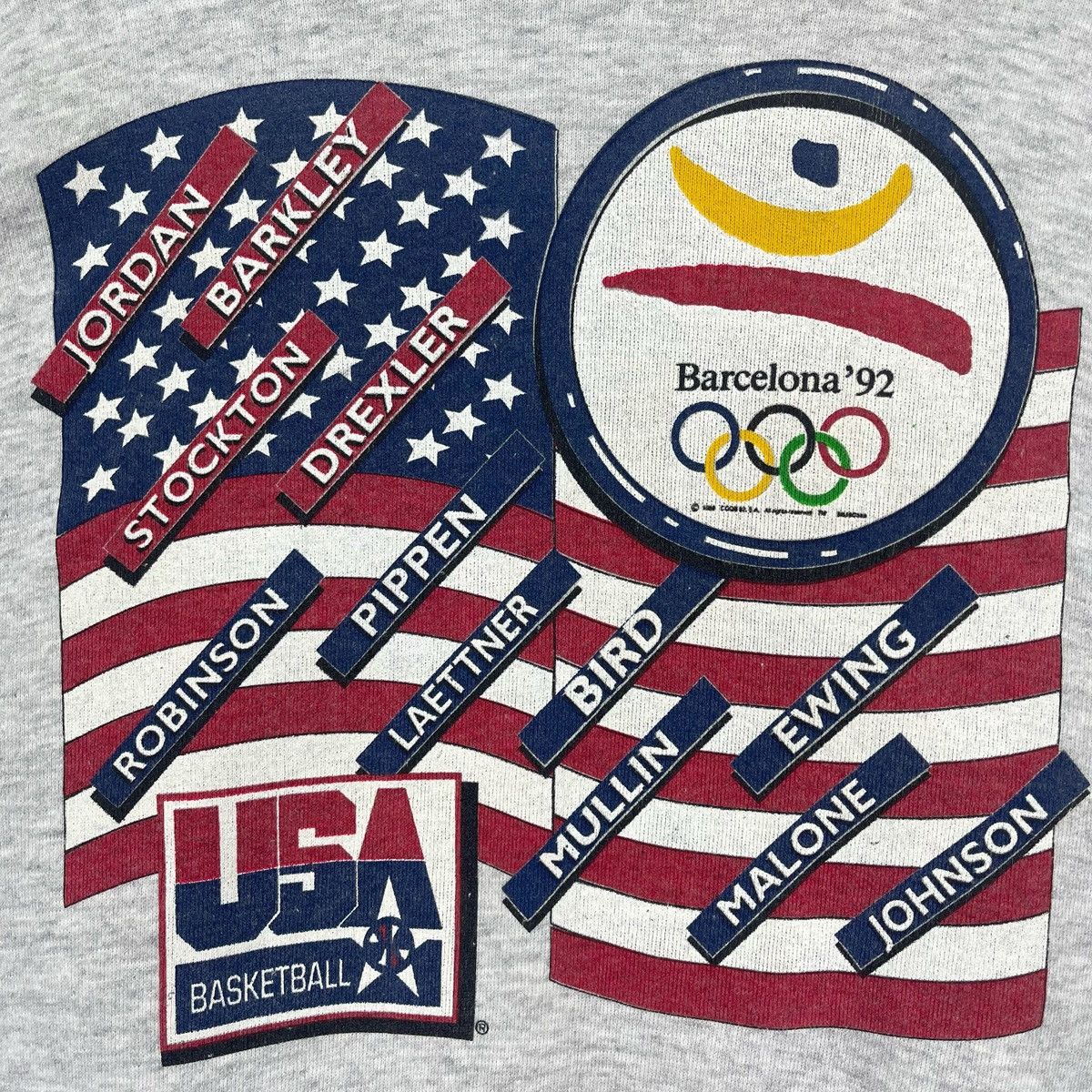 NBA × USA Olympics × Vintage 1992 USA Basketball Dream Team Sweatshirts Size US M / EU 48-50 / 2 - 8 Thumbnail