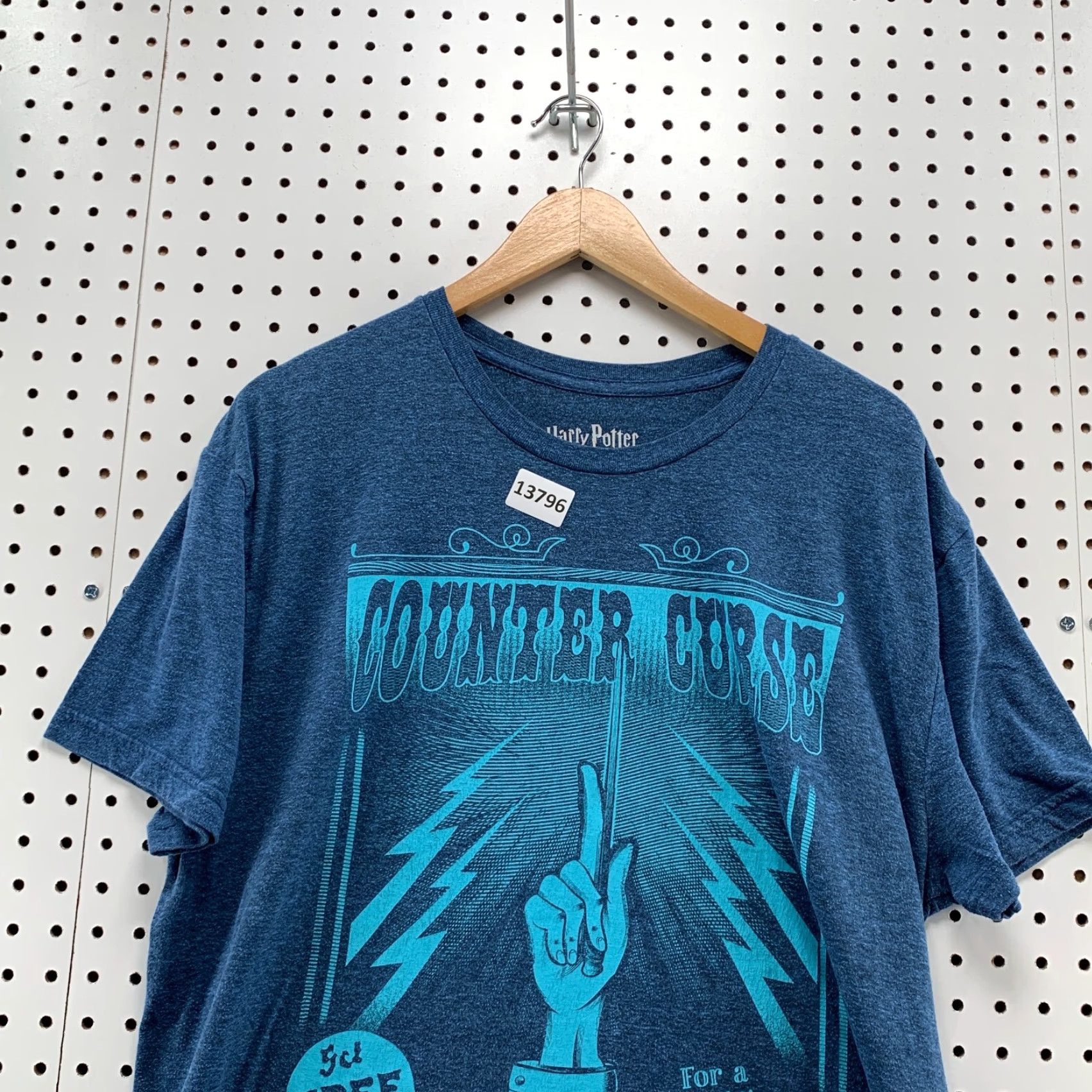 Vintage Vintage Harry Potter Dark Arts Blue T-Shirt XL Unisex 2010s Graphic Crew Neck Art Size US XL / EU 56 / 4 - 3 Thumbnail