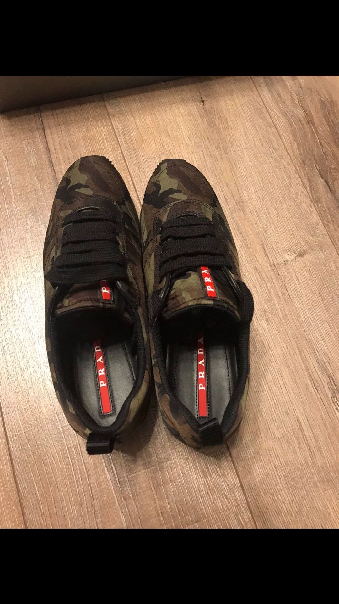 Prada Prada new green camo nylon sneakers 41.5 EU Size US 8.5 / EU 41-42 - 3 Thumbnail