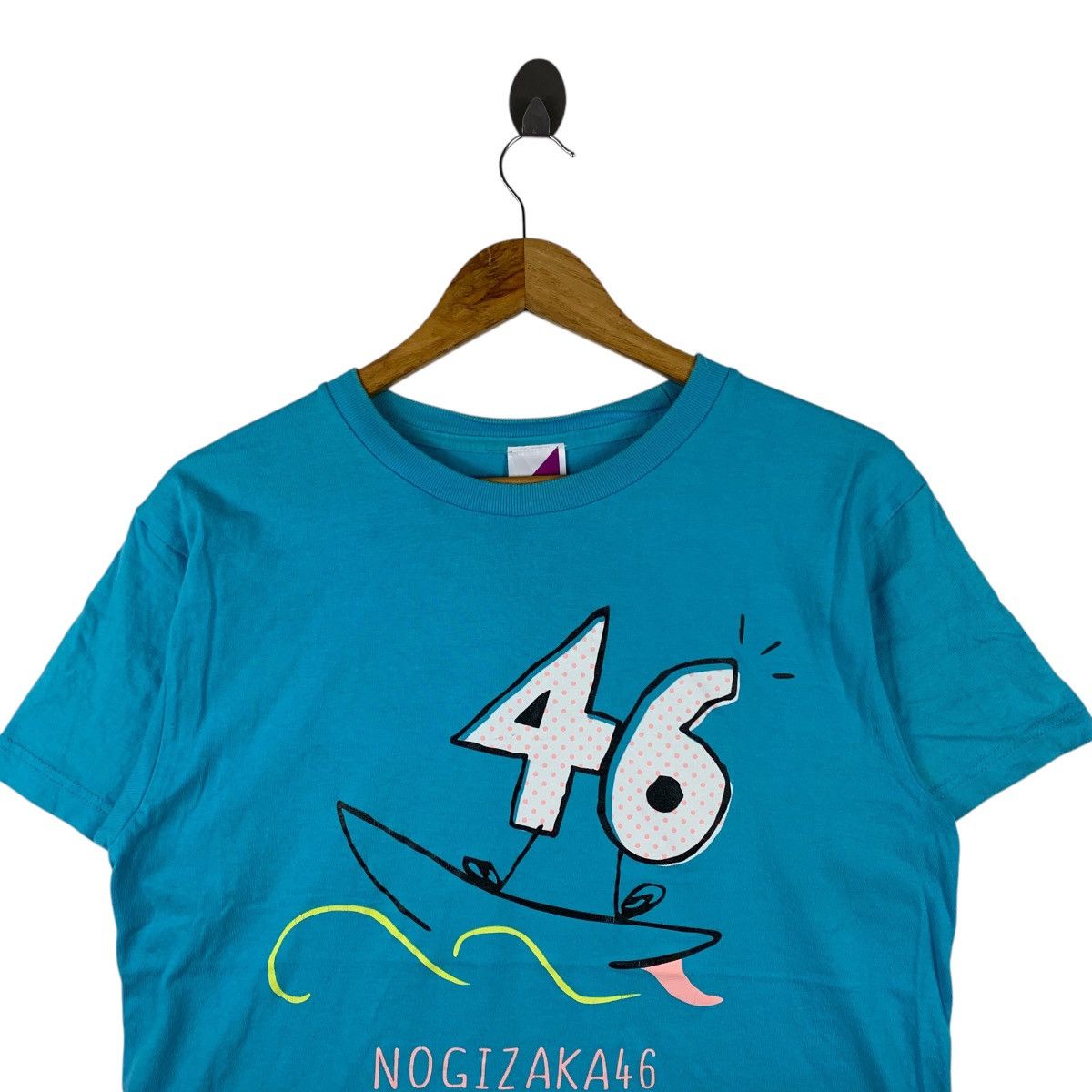 Vintage NOGIZAKA 46 SUMMER TOUR 2018 Print Blue Short Sleeve Shirt Size US M / EU 48-50 / 2 - 2 Thumbnail