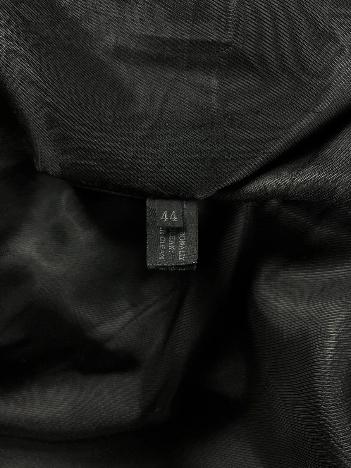 Prada Prada Black Leather Padded Shoulder Coat FW 1999 Size S / US 4 / IT 40 - 10 Thumbnail