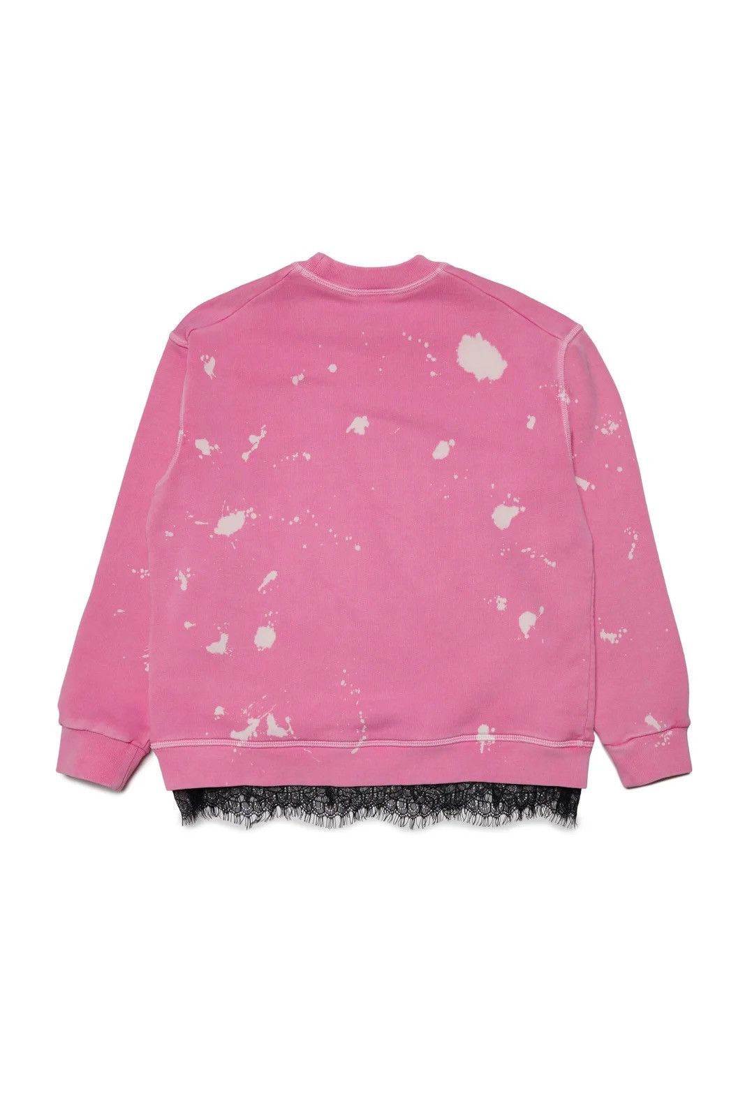 Dsquared2 DSQUARED2 Kids Logo-Printed Lace-Trim Crewneck Sweatshirt Size S / US 4 / IT 40 - 2 Thumbnail