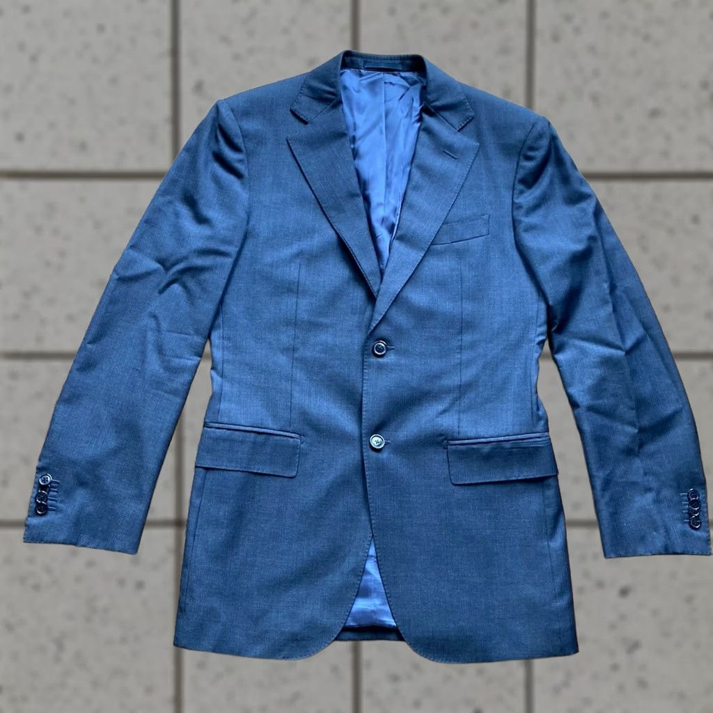 Suitsupply Suitsupply Blazer Jacket Sport Coat Mens Size 38L Wool Midnight Blue E Thomas Size 38R - 1 Thumbnail