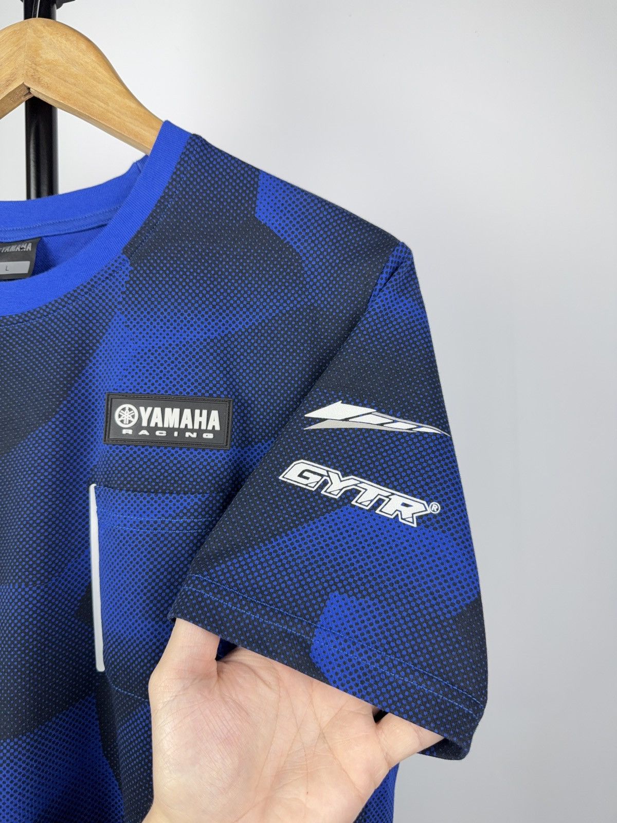 Japanese Brand × Yamaha Vintage Yamaha Racing T-Shirt Big Logo Y2K NASCAR Formula 1 Size US L / EU 52-54 / 3 - 3 Thumbnail