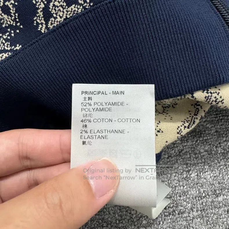 Louis Vuitton Louis Vuitton Dark blue jacket with standing collar and fu Size US M / EU 48-50 / 2 - 2 Thumbnail