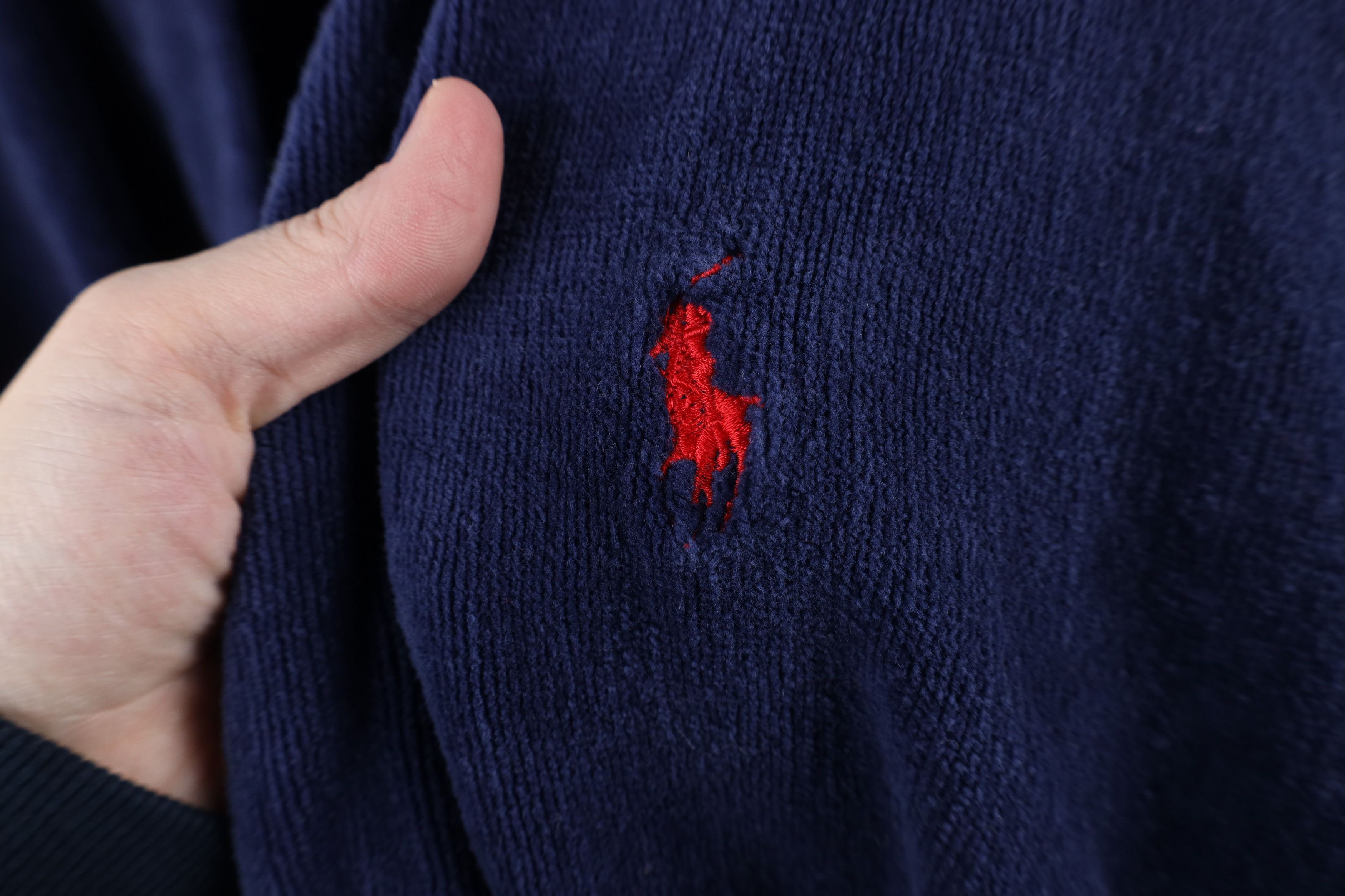 Polo Ralph Lauren Vintage 90s Ralph Lauren Faded Heavy Belted Bath Robe Size US M / EU 48-50 / 2 - 7 Thumbnail