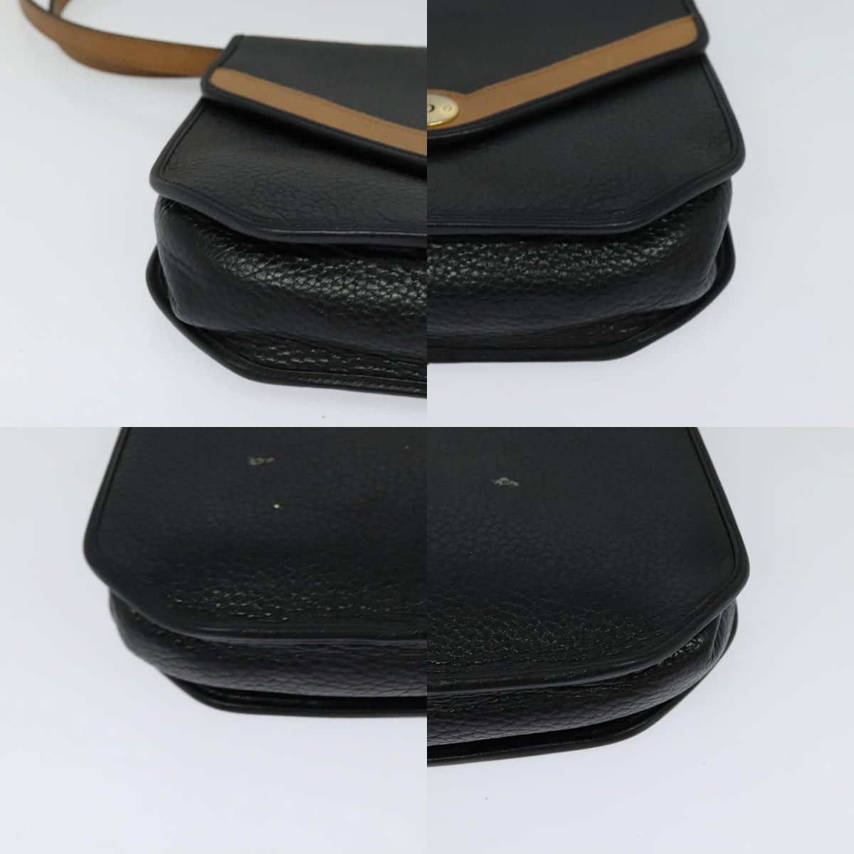 Dior DIOR Shoulder Bag Leather Black Gold Size ONE SIZE - 10 Thumbnail