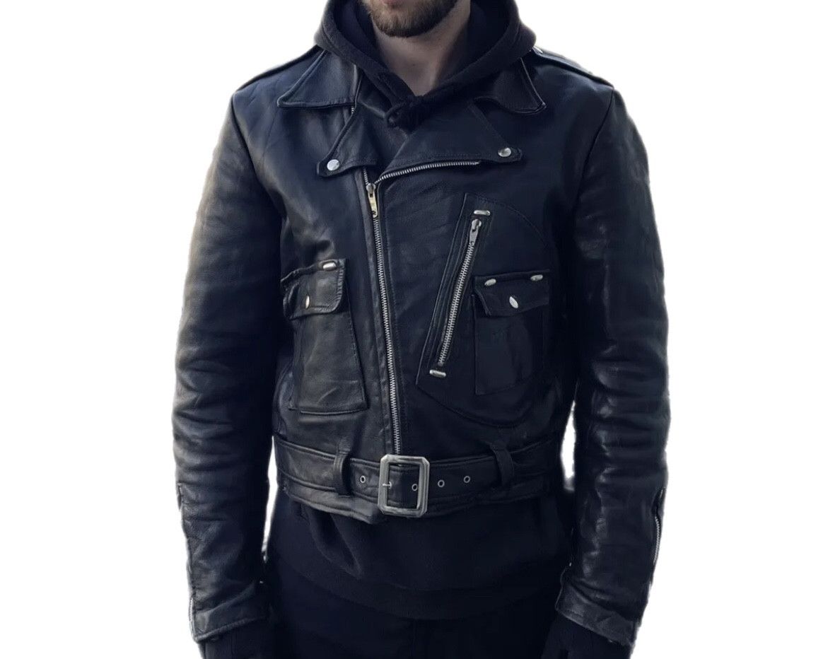 Buco Rare Vintage 60s Brimaco D Pocket Biker Leather Jacket Size US L / EU 52-54 / 3 - 20 Thumbnail