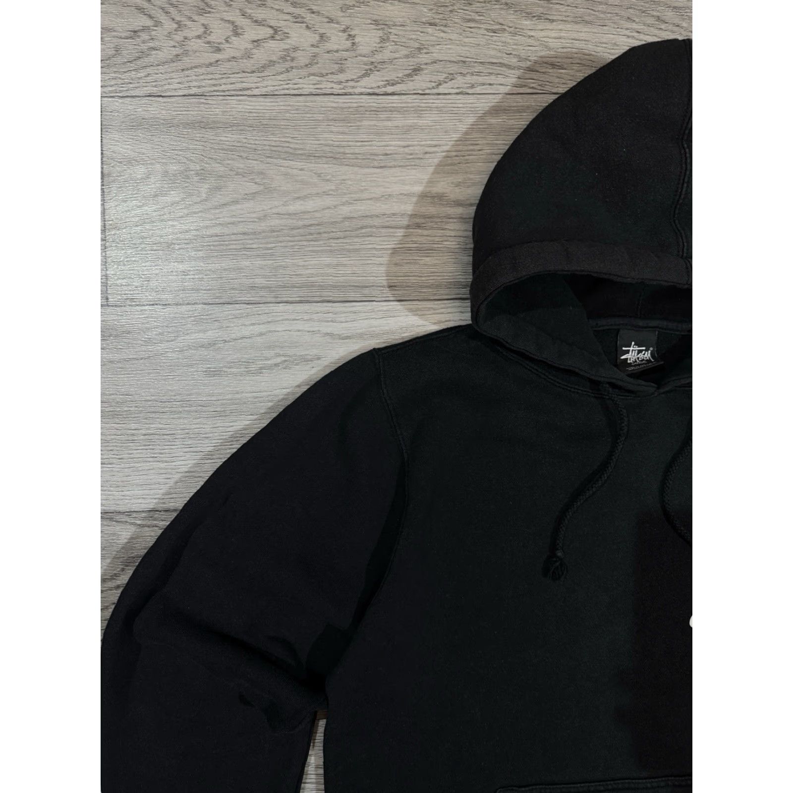 Logo 7 VINTAGE Stussy Crew Logo Black Hoodie Mens Large Sz Large Pullover Streetwear Logo 90s Decade Mens Size US L / EU 52-54 / 3 - 5 Thumbnail