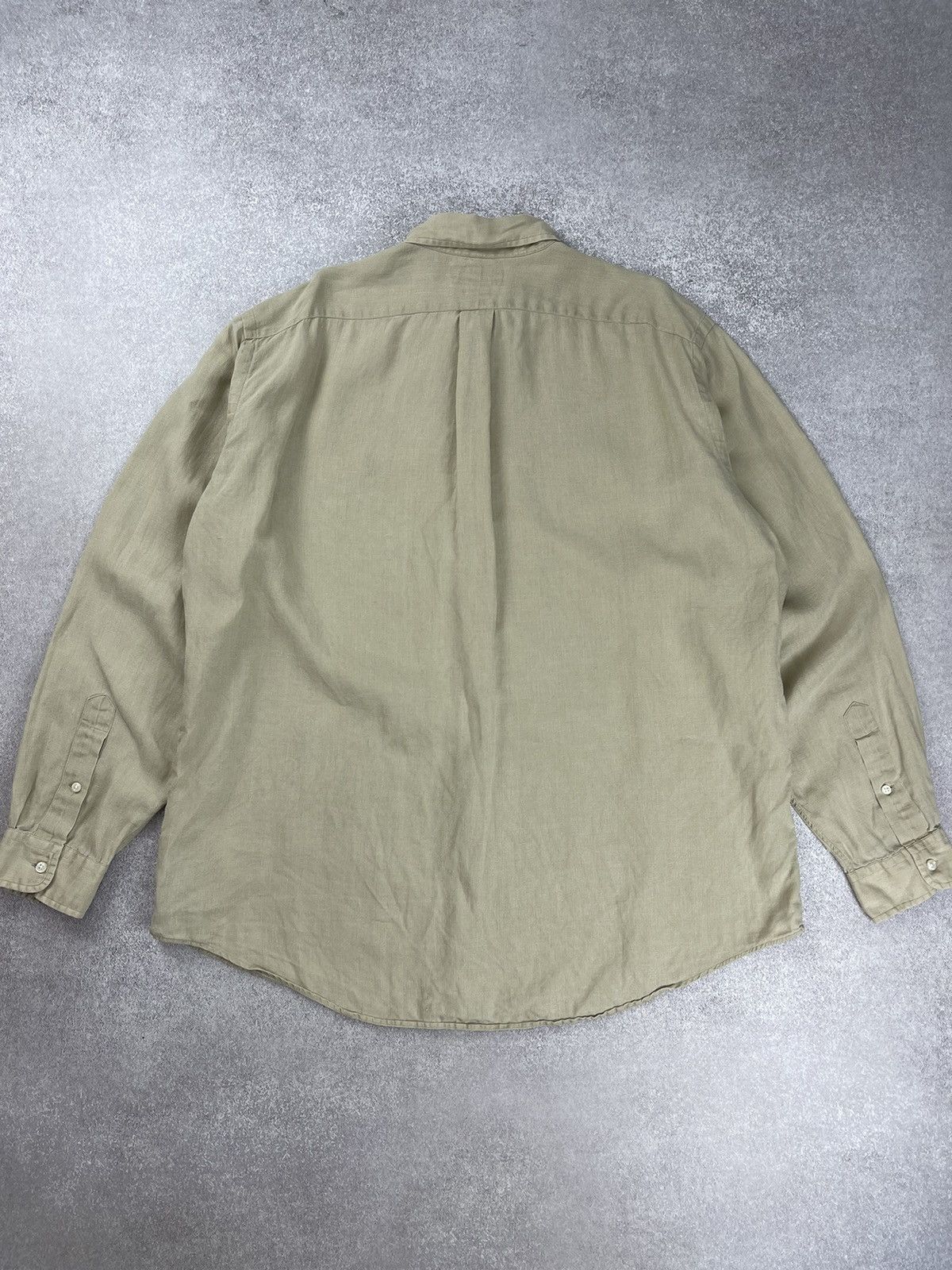 Polo Ralph Lauren × Ralph Lauren × Vintage Vintage Polo Ralph Lauren Linen Ellington Shirt Size US XL / EU 56 / 4 - 9 Thumbnail