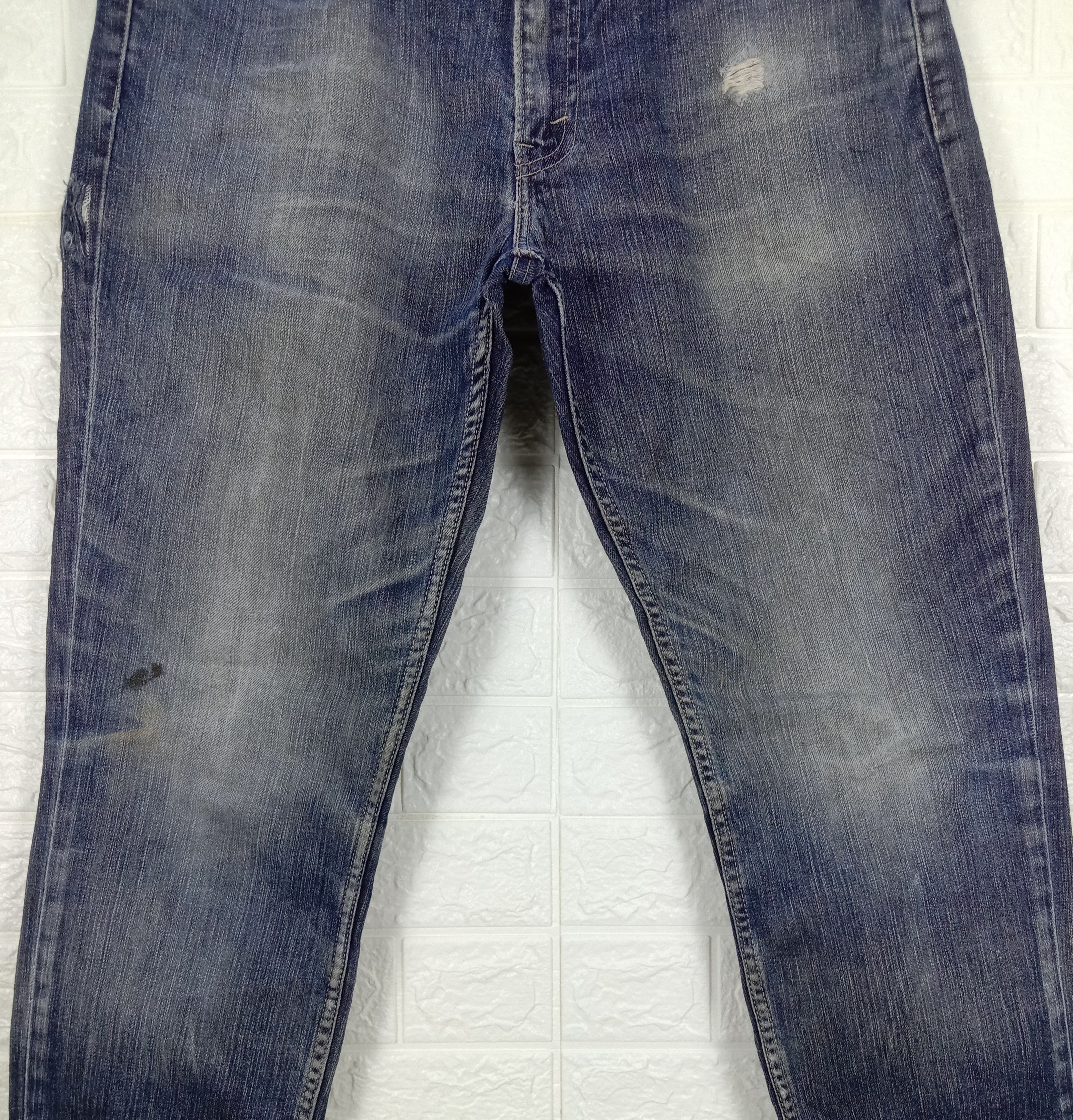 Levi's Vintage Levi's 511 Slim Jeans Earth Tone Distressed Denim Size US 36 / EU 52 - 4 Thumbnail