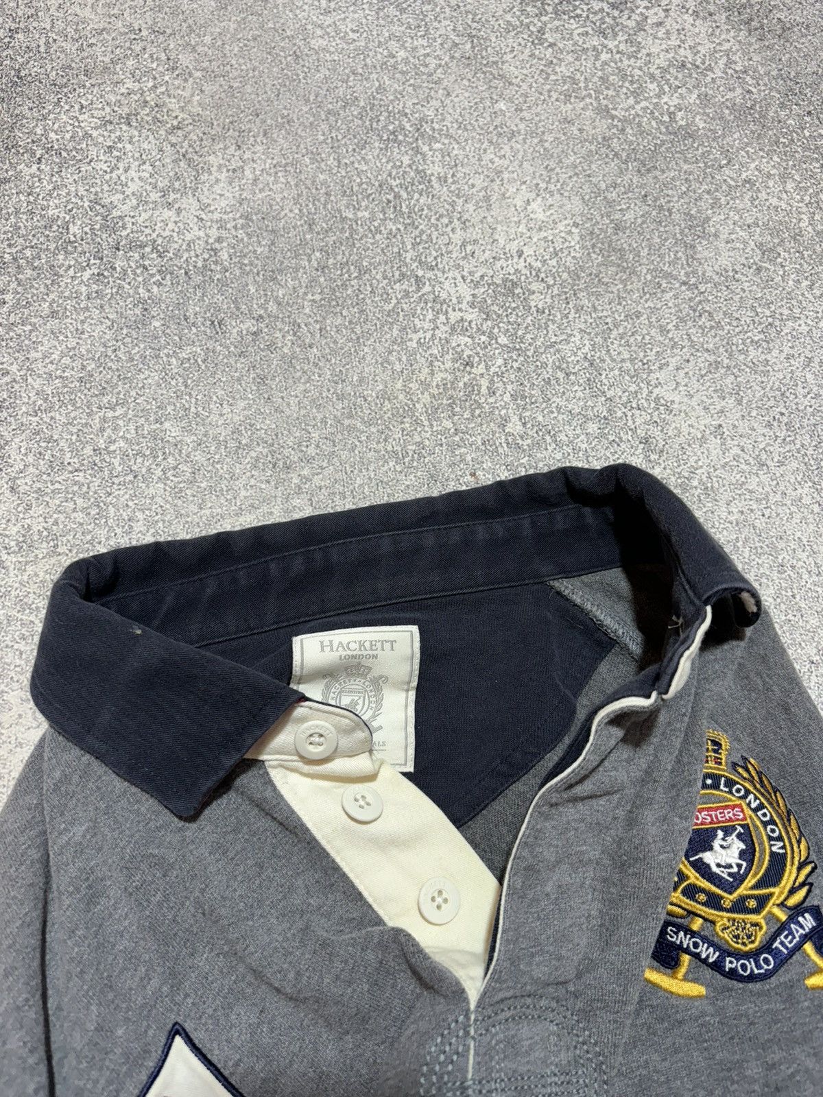Hackett Hackett Klosters Snow Polo Rugby Shirt Meduim Size US L / EU 52-54 / 3 - 12 Thumbnail