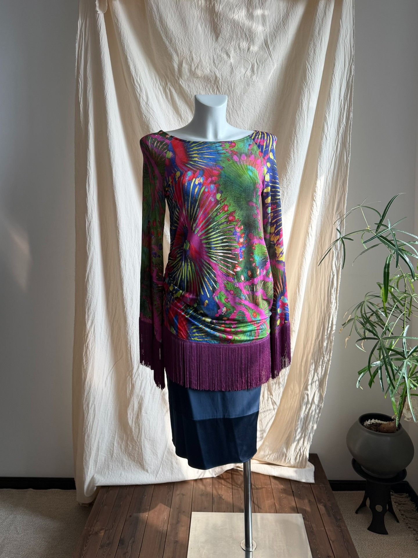 Other Compagnia Italiana Watercolor Ethnic Stretchy Fringe Top Size M / US 6-8 / IT 42-44 - 1 Thumbnail