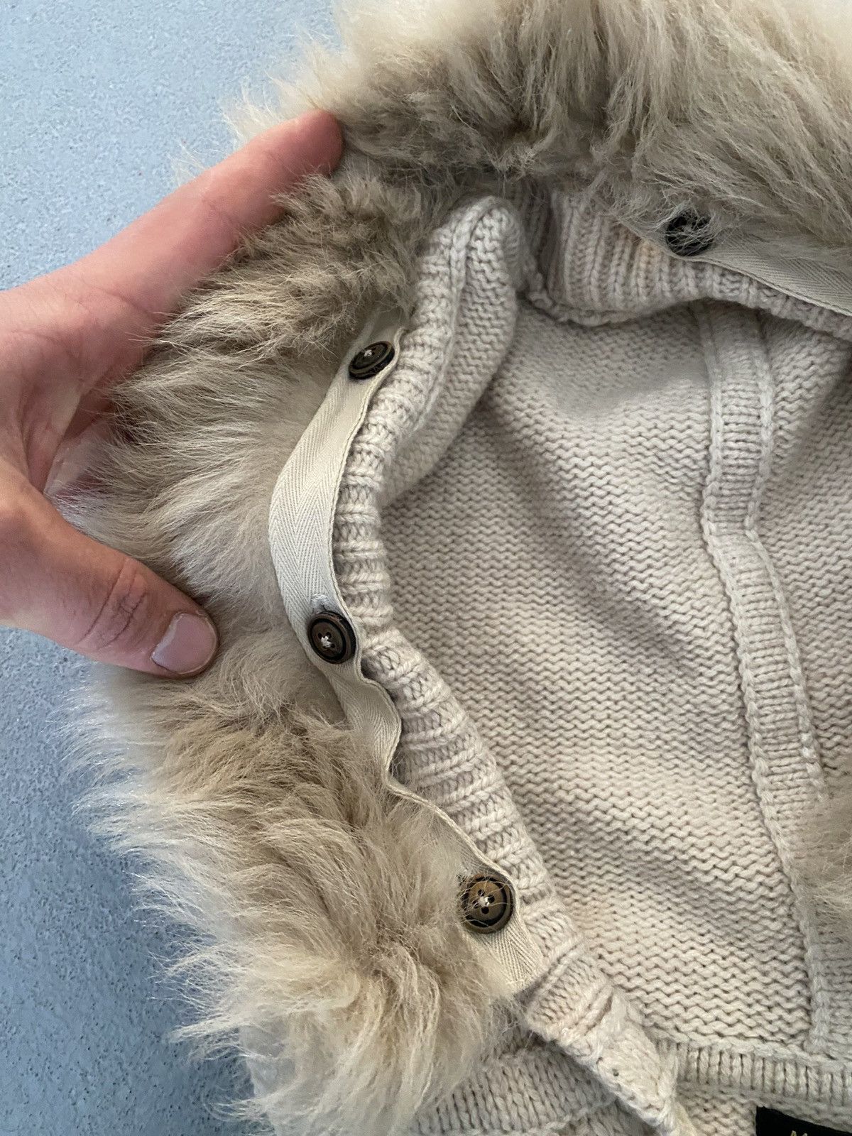 Massimo Dutti Massimo Dutti Knitted Fur Wooden Lockers Vest Size S / US 4 / IT 40 - 5 Thumbnail