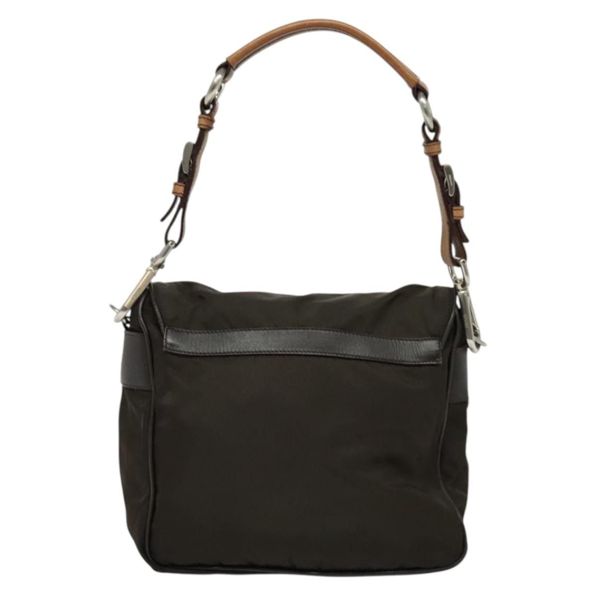 Prada PRADA Shoulder Bag Nylon Khaki Silver Size ONE SIZE - 3 Thumbnail