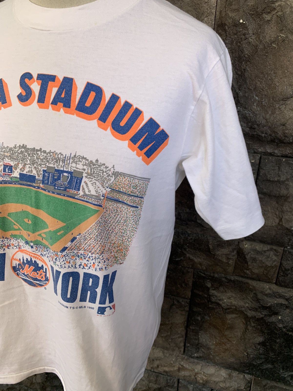 MLB Vintage 90s Shea Stadium New York Mets MLB Team Size US L / EU 52-54 / 3 - 4 Thumbnail