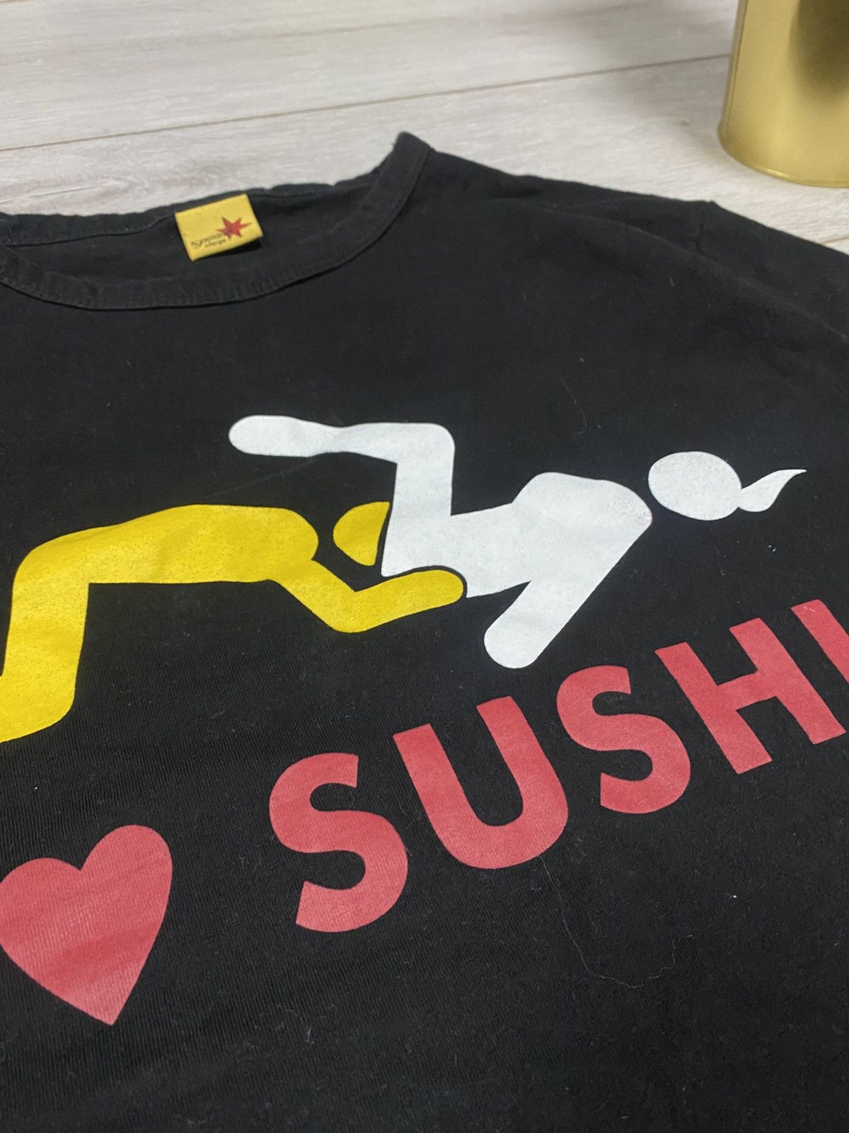 Vintage I love ❤️ sushi yume vintage t-shirt Size US XL / EU 56 / 4 - 3 Thumbnail