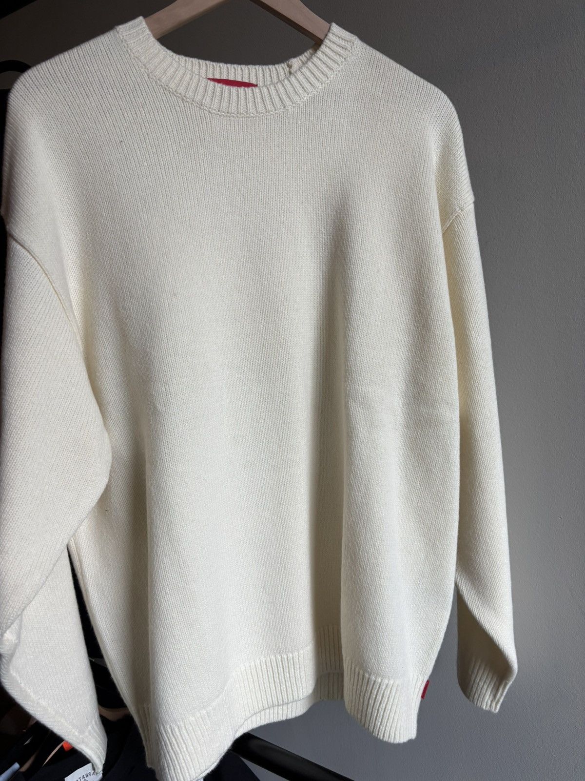 Supreme Supreme angora script sweater Size US XL / EU 56 / 4 - 2 Thumbnail