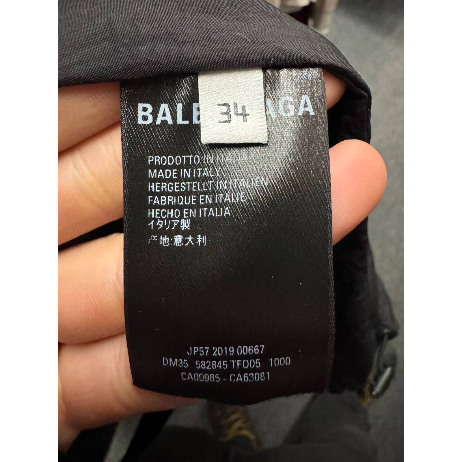 Balenciaga Balenciaga Black Oversized Wrap Jacket Coat Sz. 34/XS Size XS / US 0-2 / IT 36-38 - 5 Thumbnail
