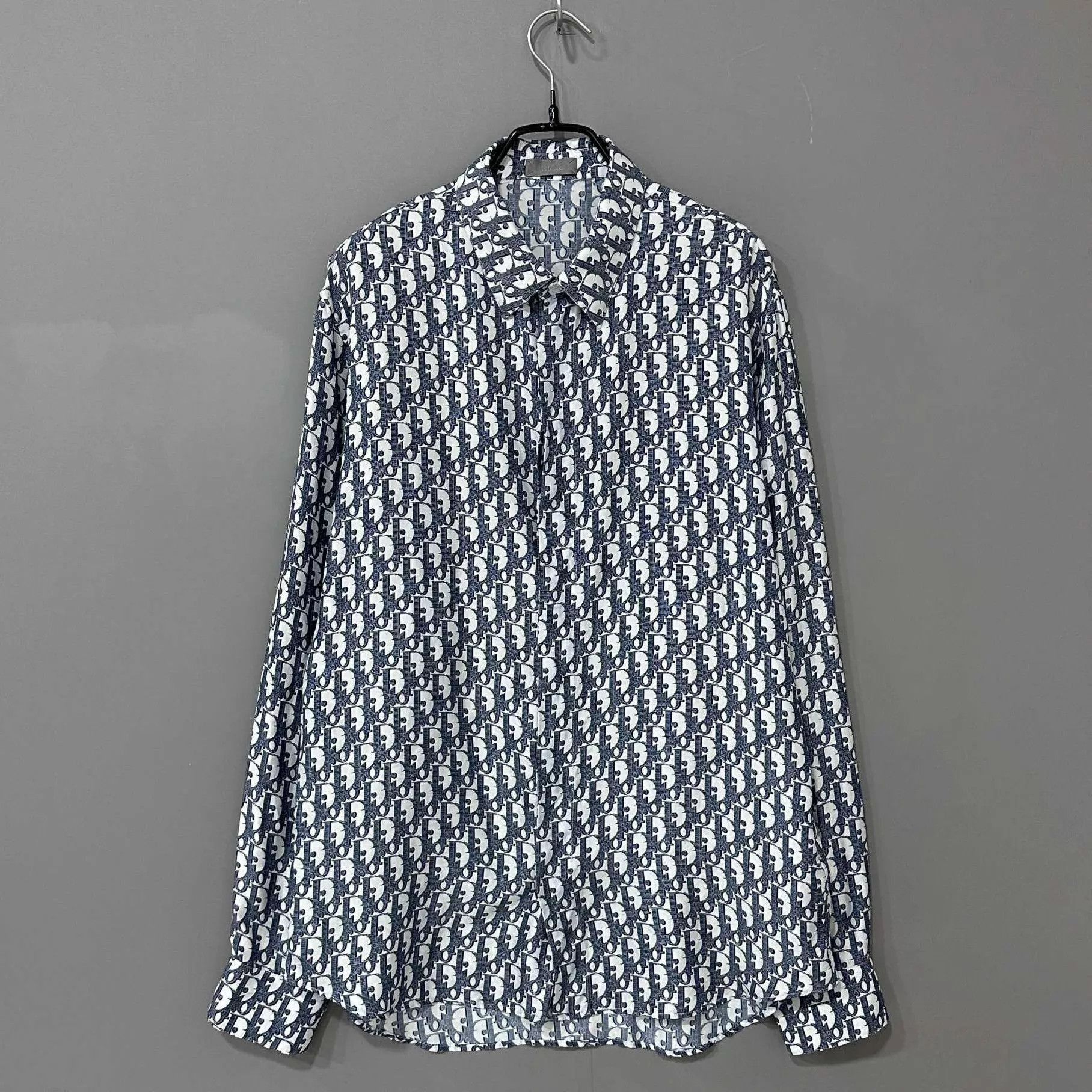 Dior Multi Pattern Long Sleeve Button-Up Shirt Size US M / EU 48-50 / 2 - 1 Thumbnail