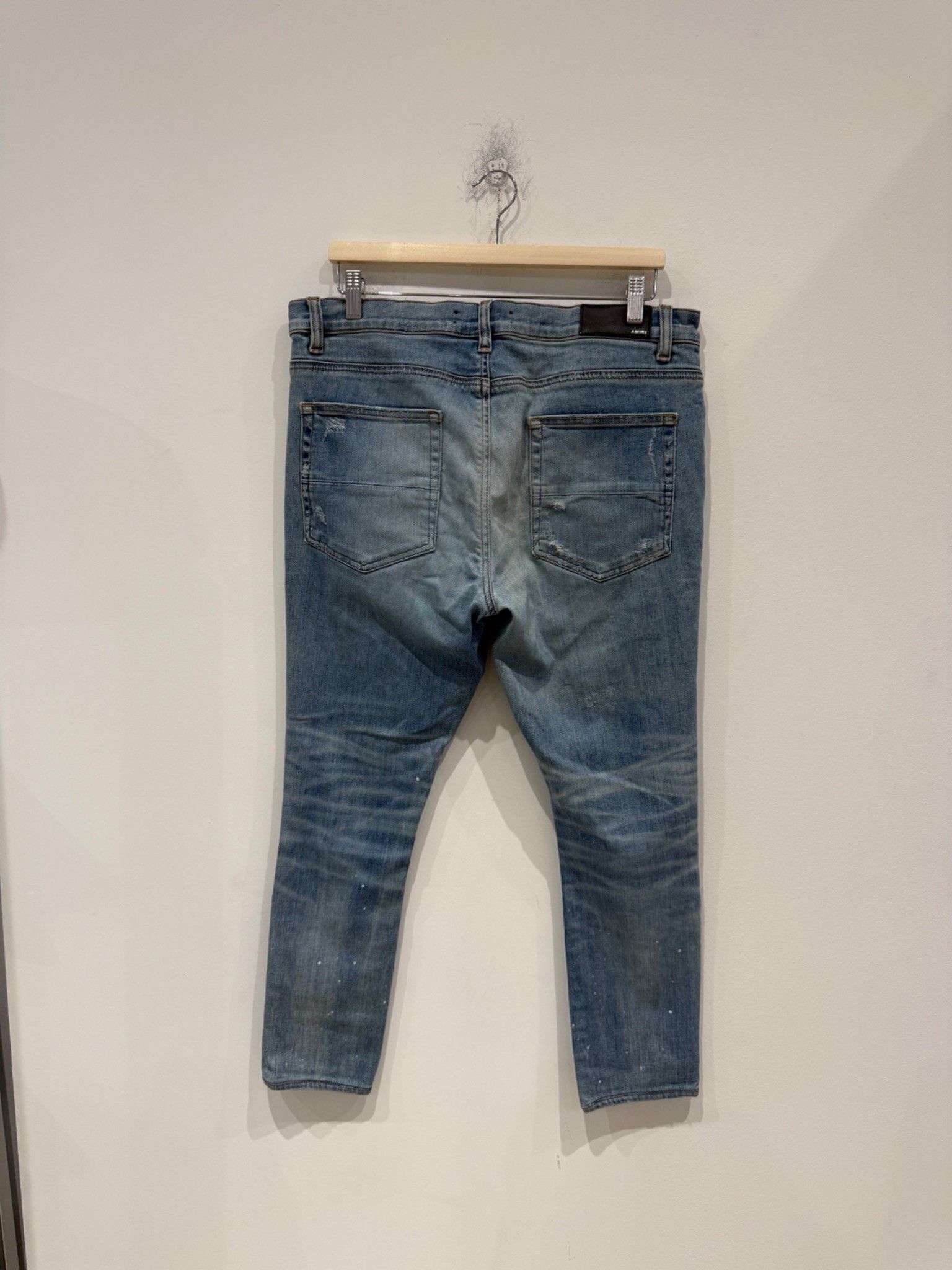 Amiri Amiri Art Patch Jeans Blue Size US 36 / EU 52 - 3 Thumbnail