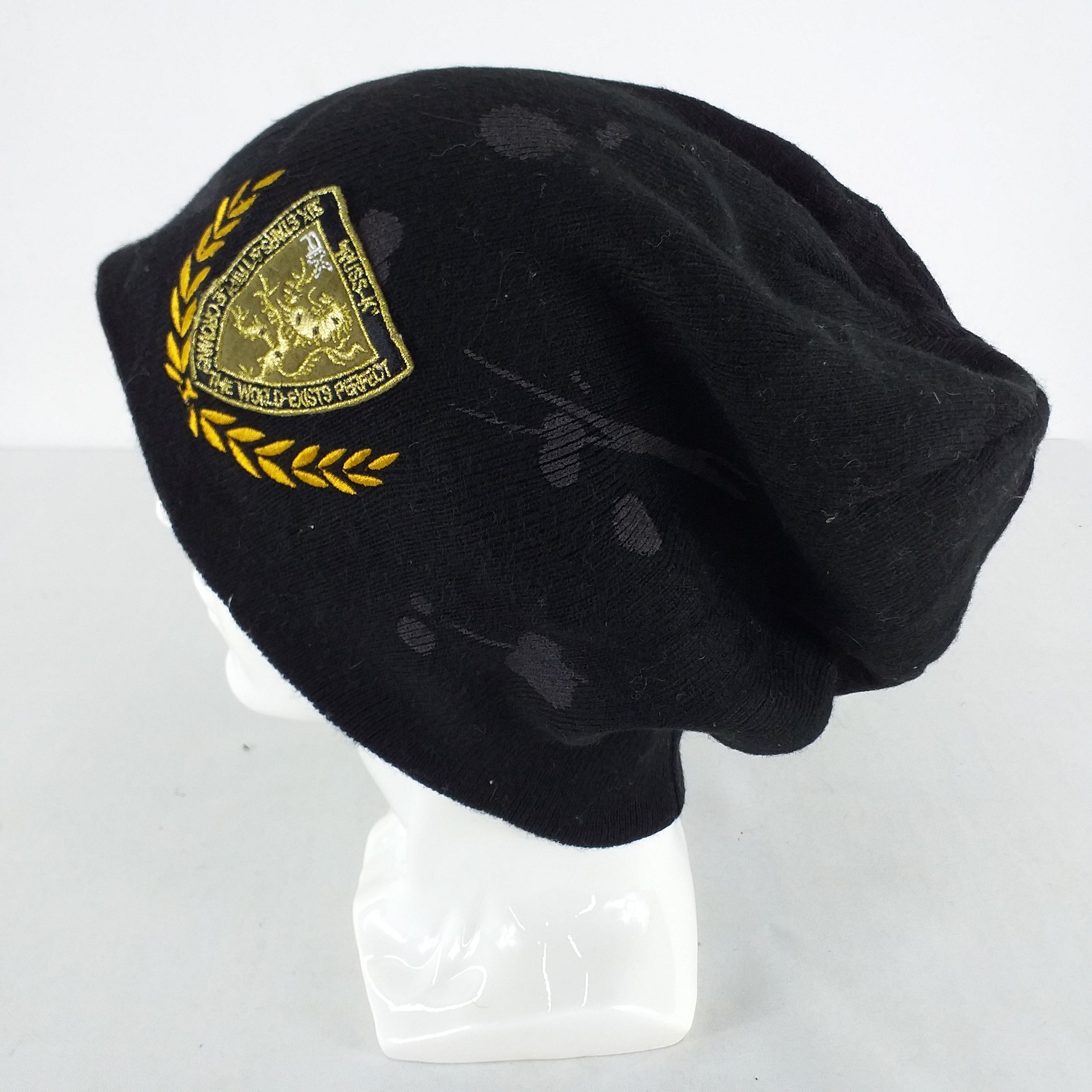 Japanese Brand Russ K Embroidery Snow Cap Hat Beanie -BN374 Size ONE SIZE - 1 Thumbnail