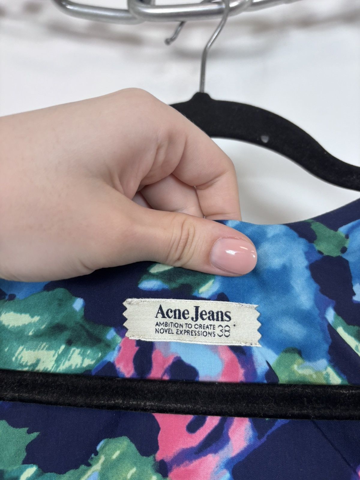 Acne Studios Acne Jeans Women’s Multicolor Floral Sleeveless Mini Dress Size M / US 6-8 / IT 42-44 - 16 Thumbnail