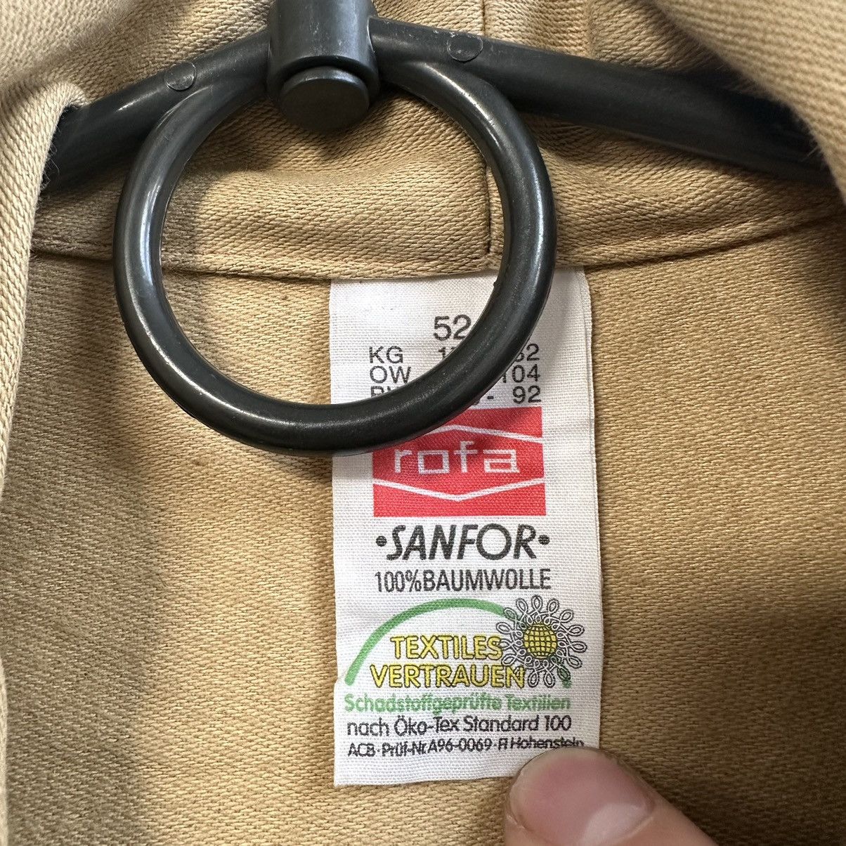 Le Laboureur French Workwear German Work Jacket Sanfor Coat Size US L / EU 52-54 / 3 - 8 Thumbnail