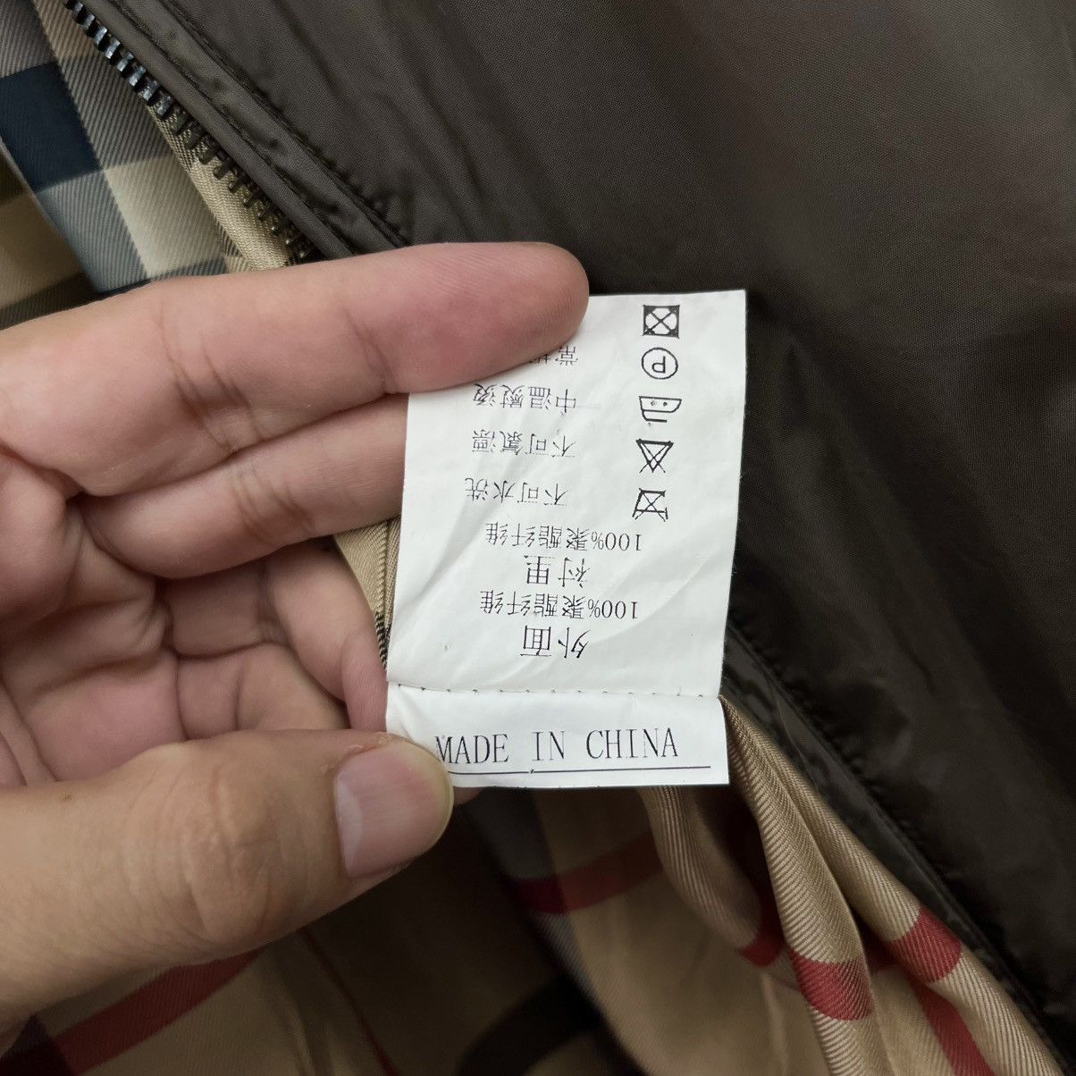 Burberry × Vintage Vintage Burberry Nova Check Windbreaker Size US M / EU 48-50 / 2 - 8 Thumbnail