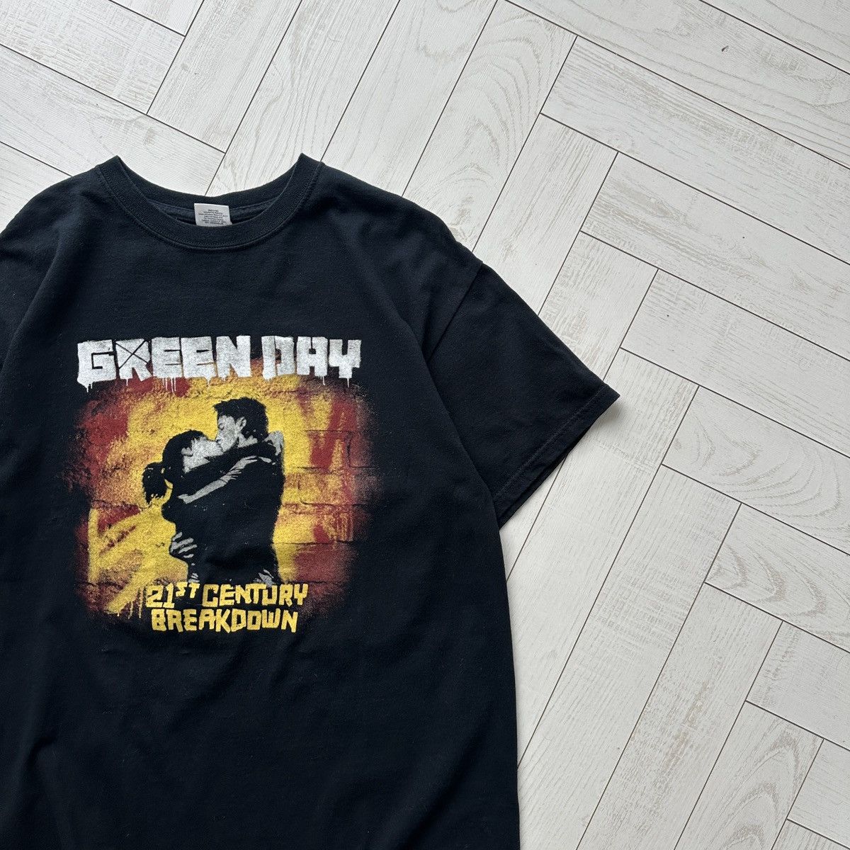Band Tees Vintage 00s Green Day 21th Century Breakdown 2010 tour tee Size US L / EU 52-54 / 3 - 3 Thumbnail
