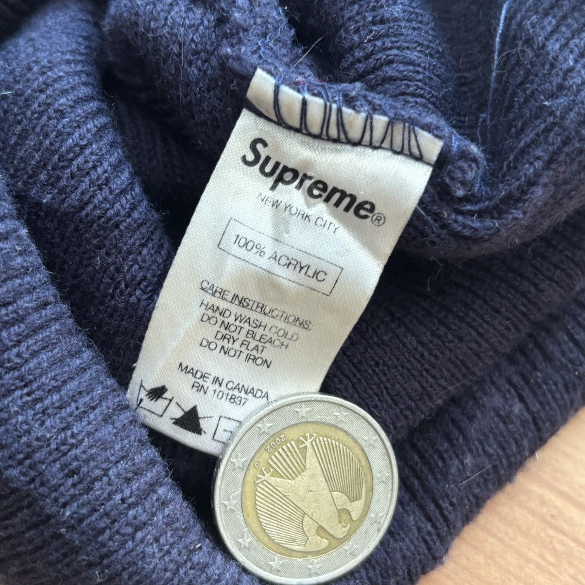 Supreme Supreme beanie blue Size ONE SIZE - 2 Thumbnail