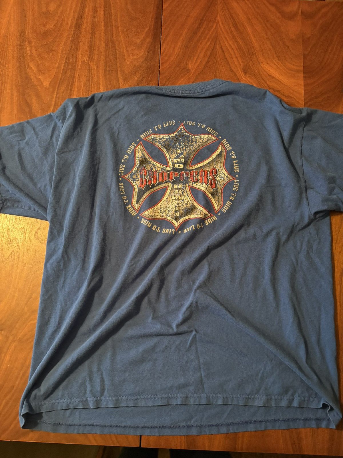 Vintage Hawaii Island Choppers Y2K tshirt Size US XL / EU 56 / 4 - 1 Thumbnail