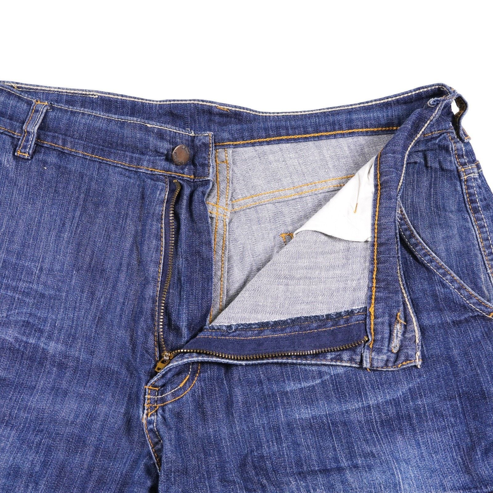 Other Engerhwa Phoenix Denim Jeans Straight Wide Cargo Shorts 32 Size US 32 / EU 48 - 6 Thumbnail