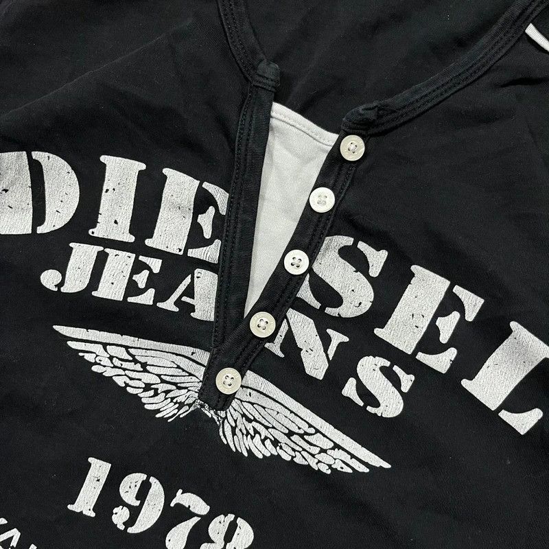 Diesel Vintage Diesel Spellout Y2K T-Shirt Retro Coquette Trendy Size US S / EU 44-46 / 1 - 3 Thumbnail