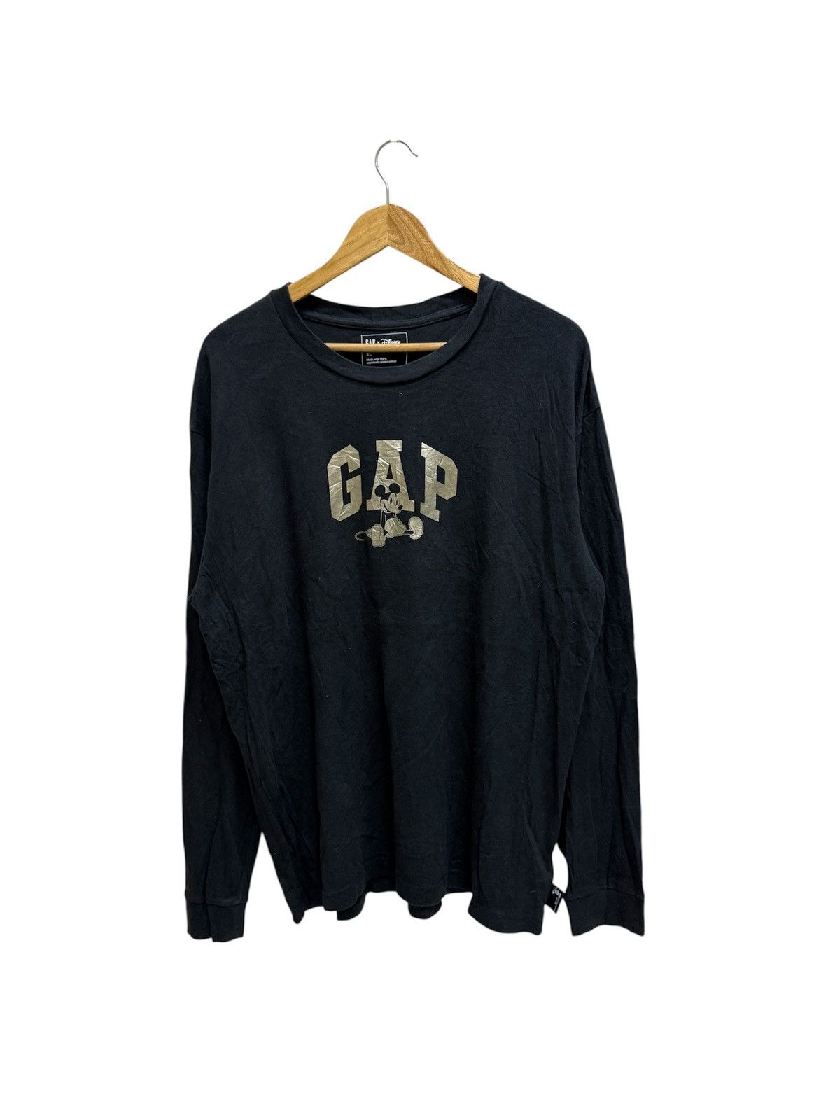 Gap Gap X Disney Mickey Mouse Longsleeve Tshirt Size US XL / EU 56 / 4 - 1 Thumbnail