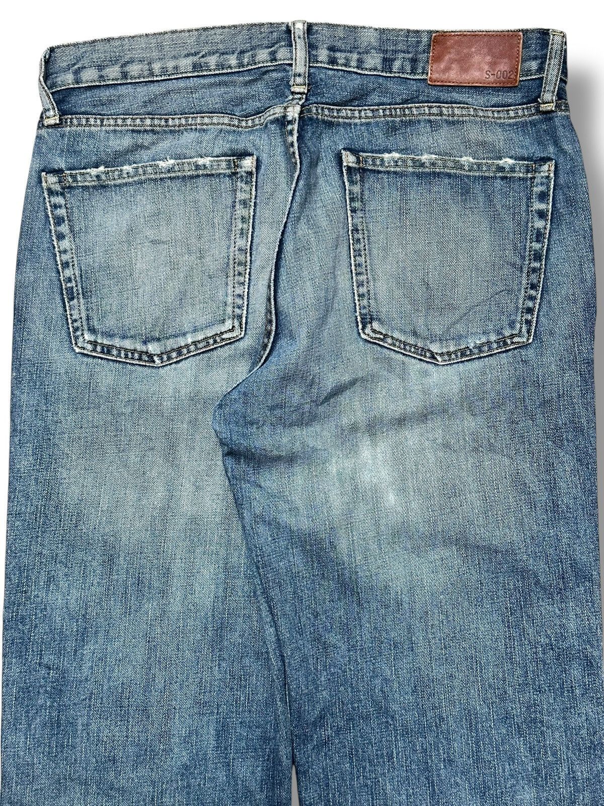 Uniqlo Uniqlo Vintage Distressed With Patches & Baggy Loose Faded Size US 33 - 6 Thumbnail